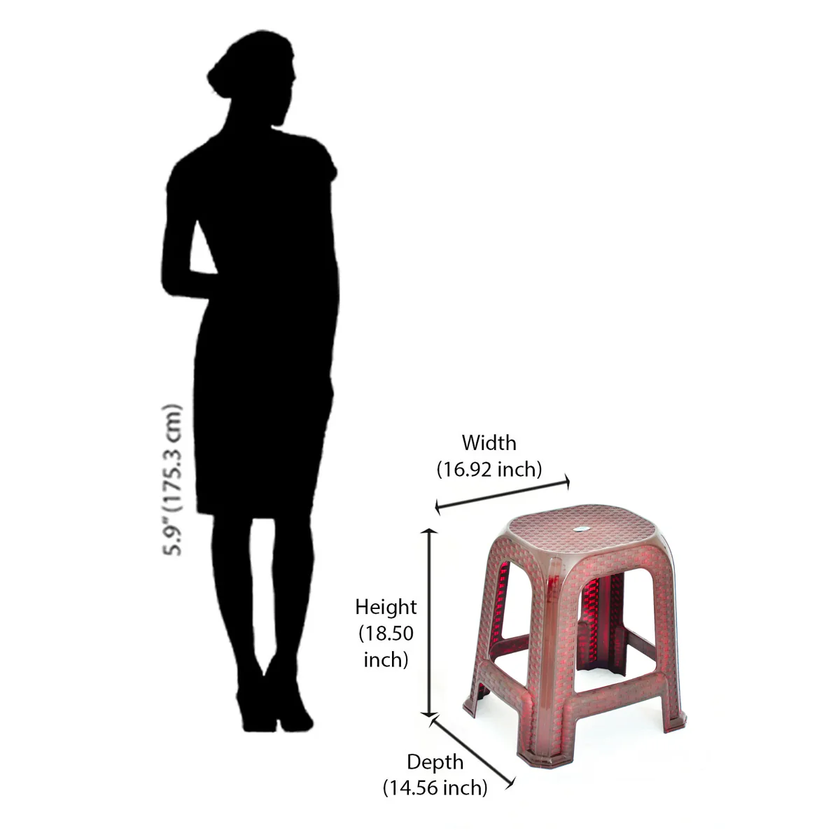 Nilkamal STL26 Plastic Stool - Image 41