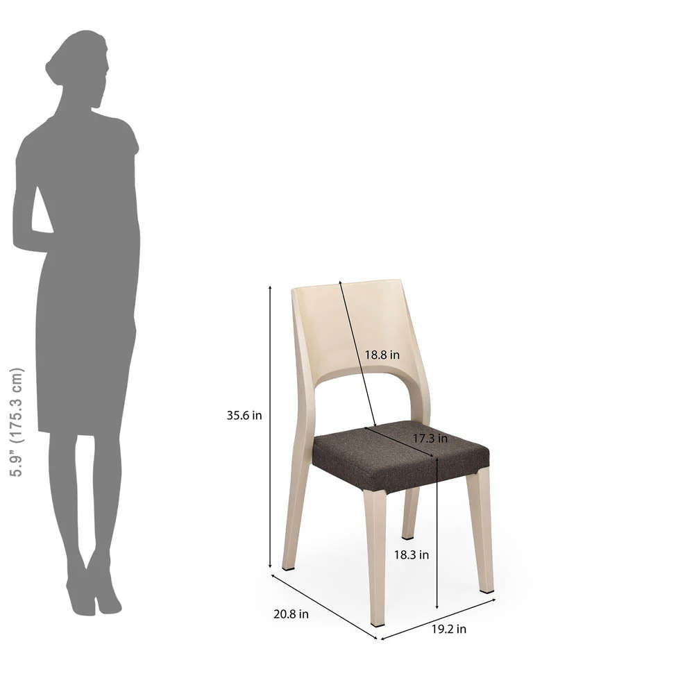 Nilkamal Ace Plastic Chair With Cushion - Image 23
