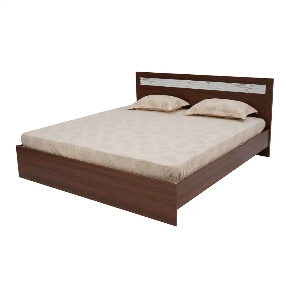 Nilkamal Akin King Bed without Storage (Walnut) - Image 3