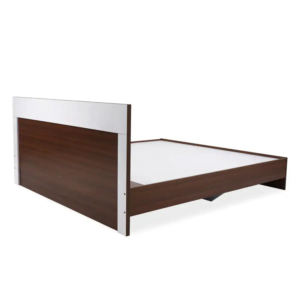 Nilkamal Akin King Bed without Storage (Walnut) - Image 7