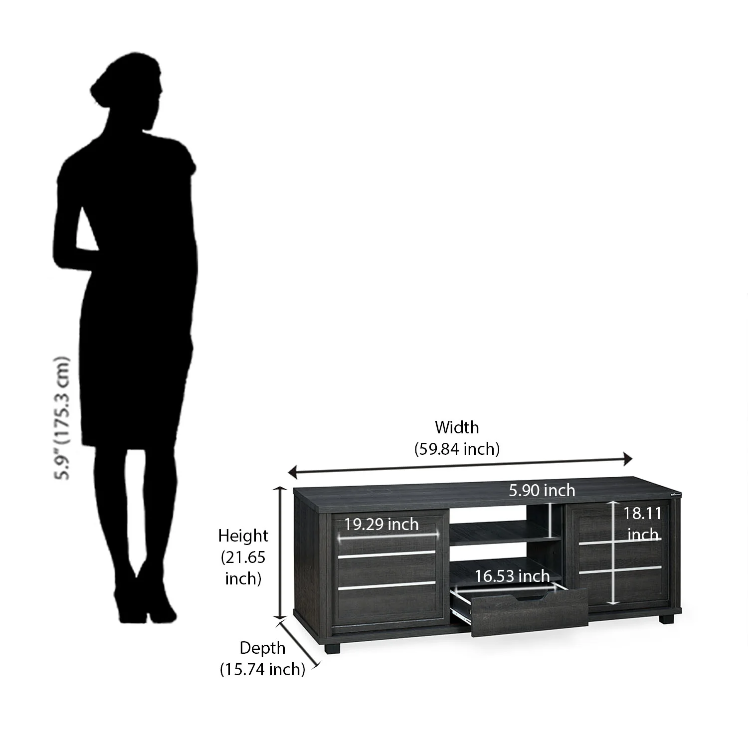 Nilkamal Alexander TV Cabinet - Image 19