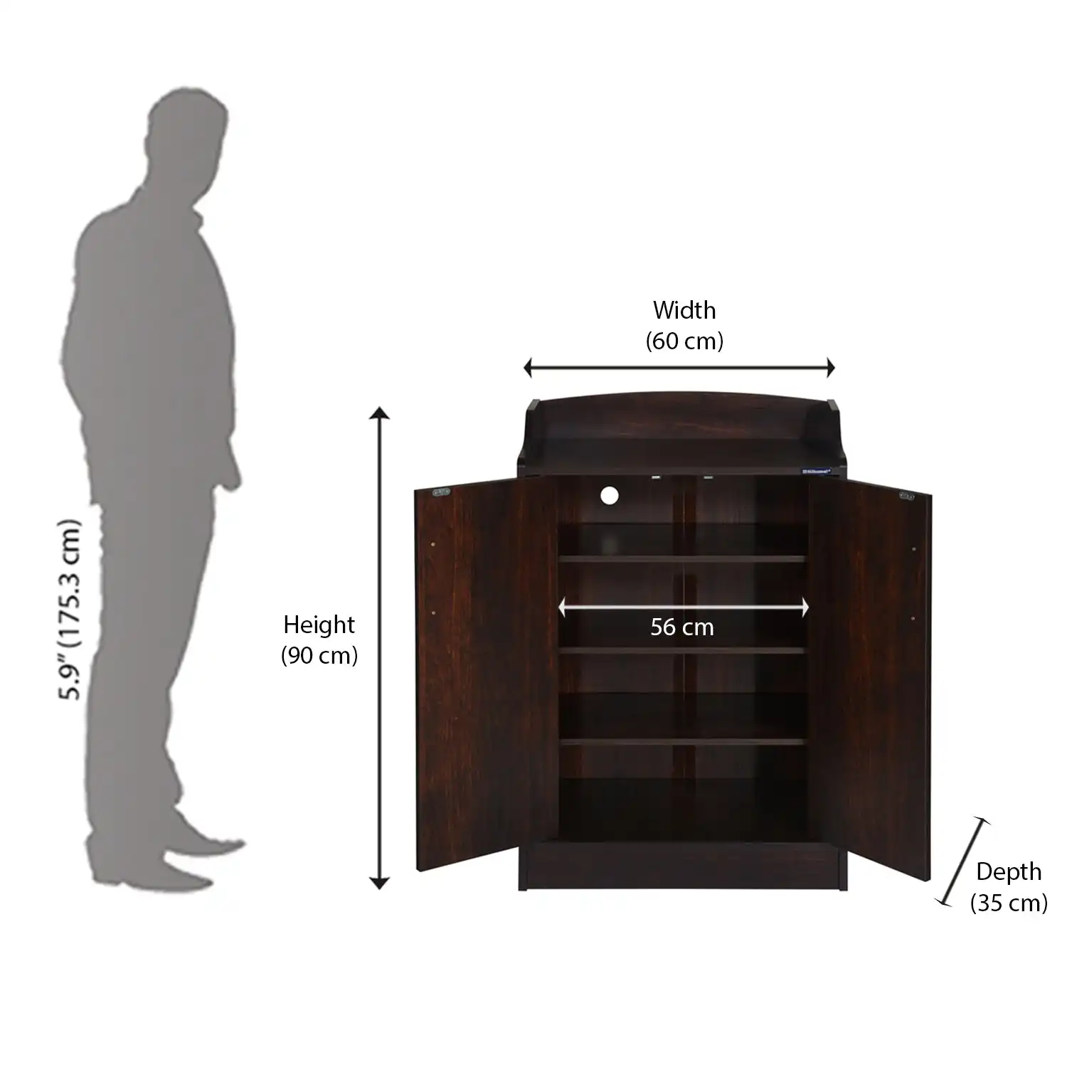 Nilkamal Alpine Shoe Cabinet / Rack - Image 7