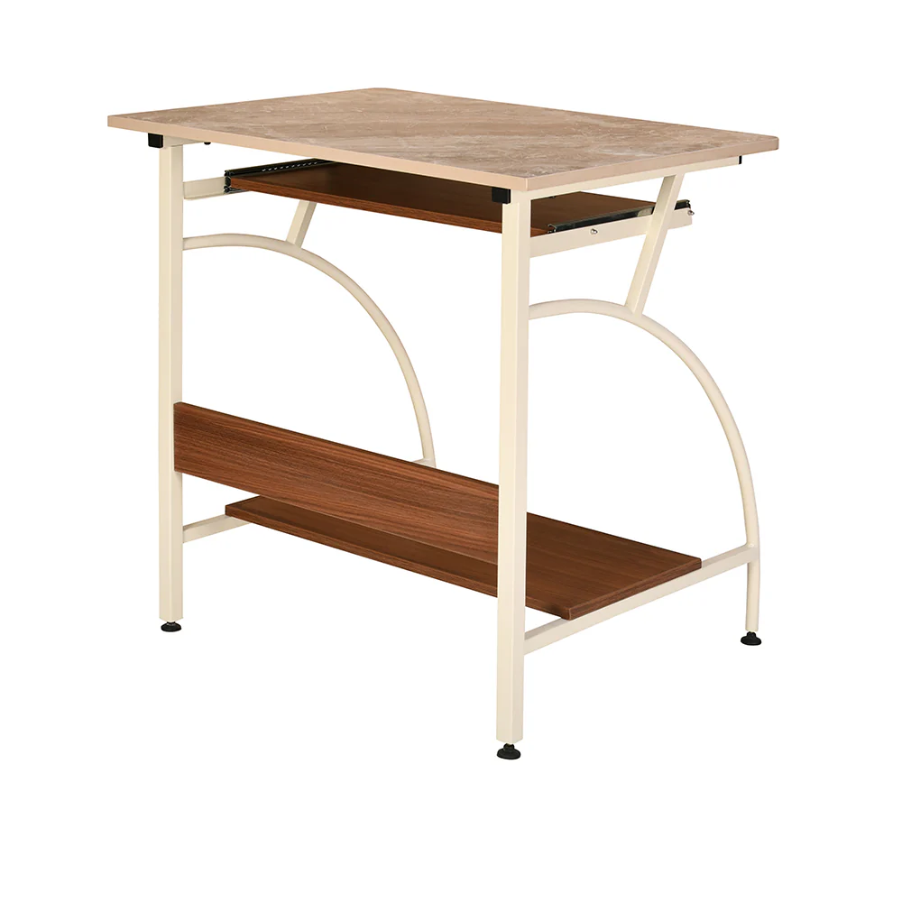 Nilkamal Alwin Computer Table (Walnut and Ivory) - Image 5