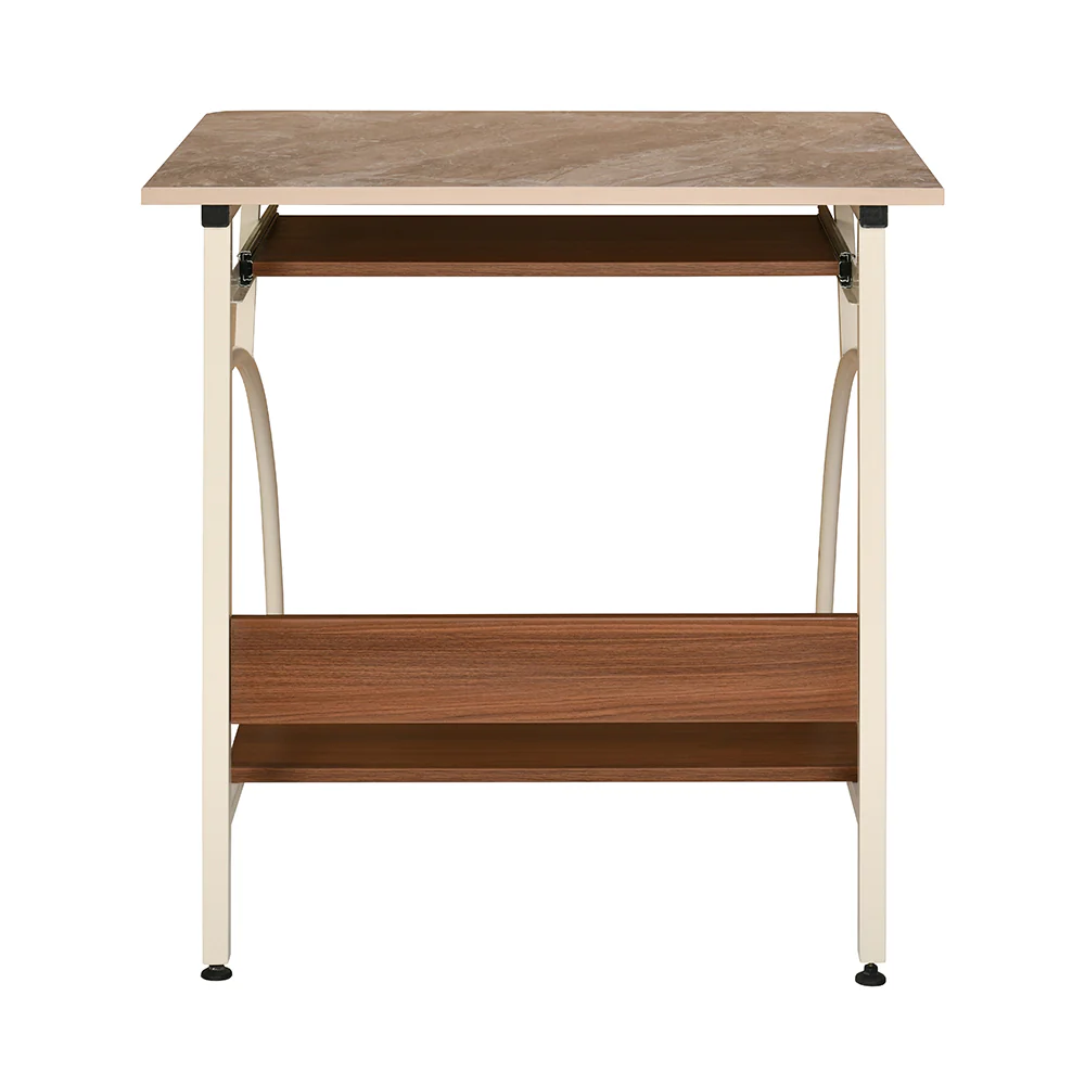Nilkamal Alwin Computer Table (Walnut and Ivory) - Image 6