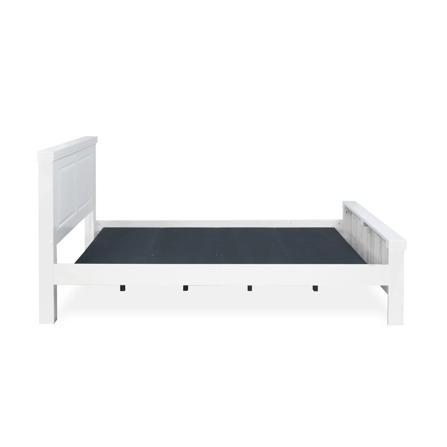 Nilkamal Anderson Solid Wood Queen Bed without Storage (White) - Image 4