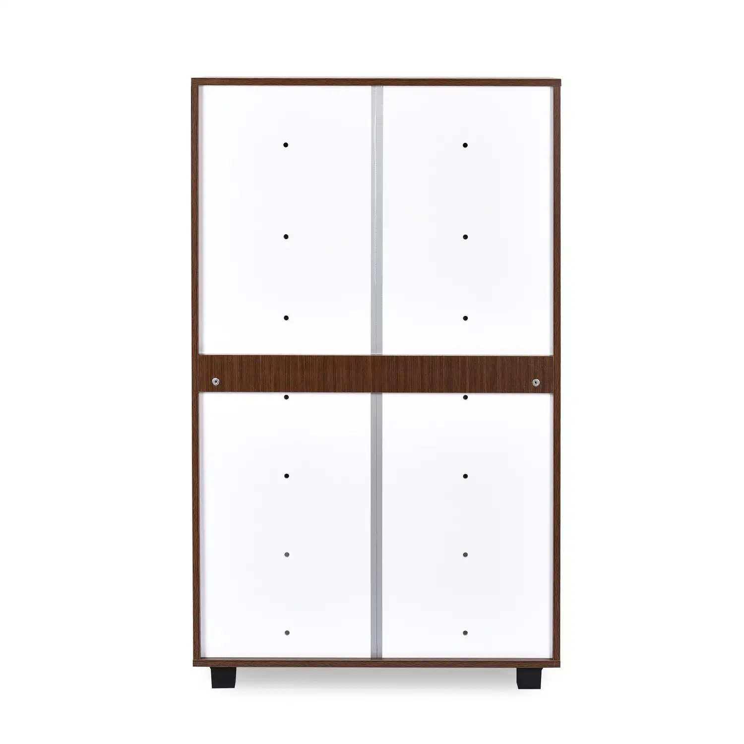 Nilkamal Ardor Shoe Cabinet (Oak/Frosty White) - Image 8