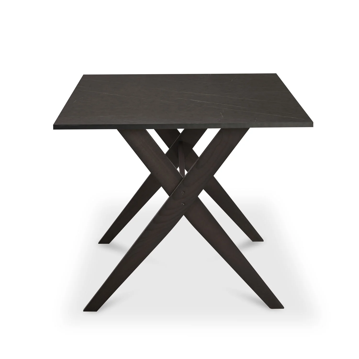 Nilkamal Aristo Engineered Wood 6 Seater Dining Table (Dark Walnut) - Image 5