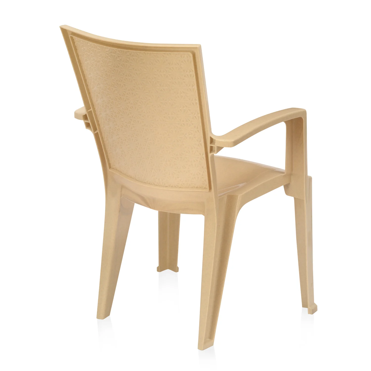 Nilkamal CHR2225 Plastic Arm Chair (Marble Beige) - Image 11