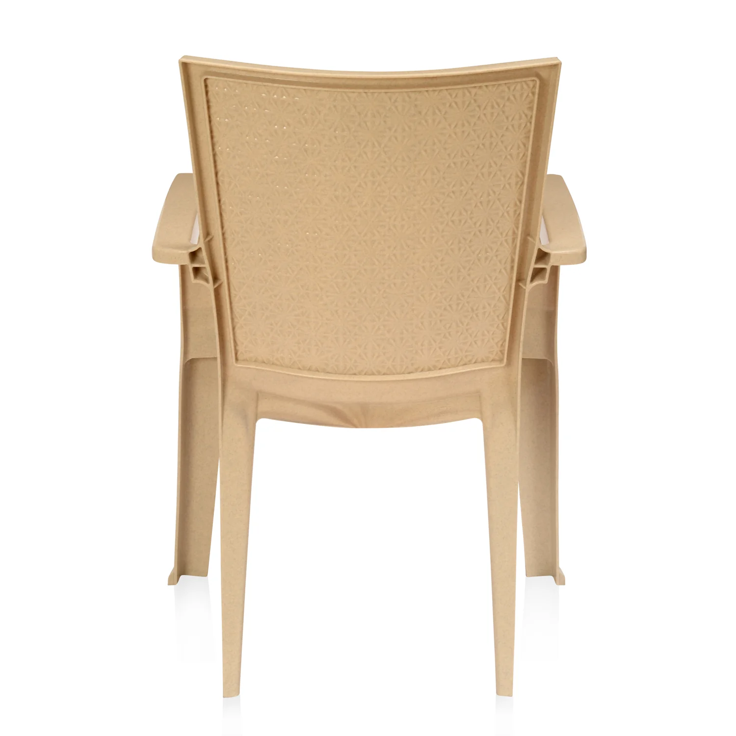 Nilkamal CHR2225 Plastic Arm Chair (Marble Beige) - Image 7