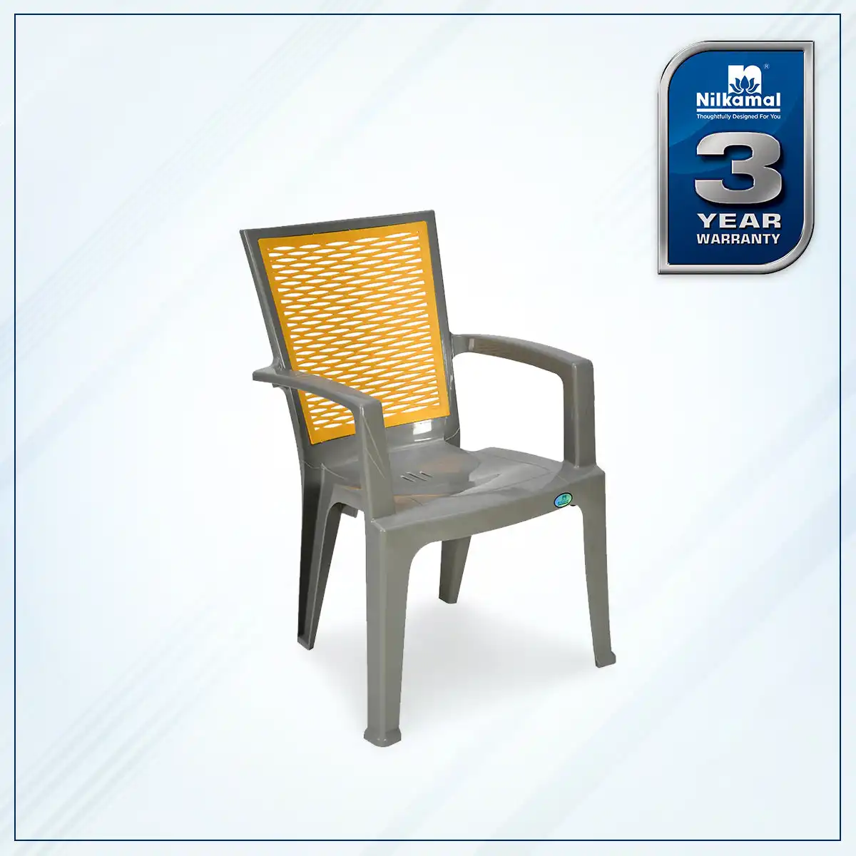 Nilkamal CHR2226 Plastic Arm Chair - Image 2