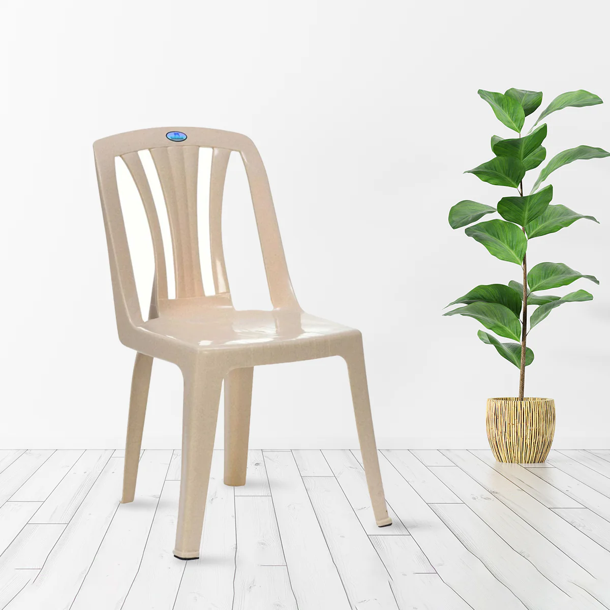 Nilkamal CHR4001 Plastic Armless Chair - Image 10