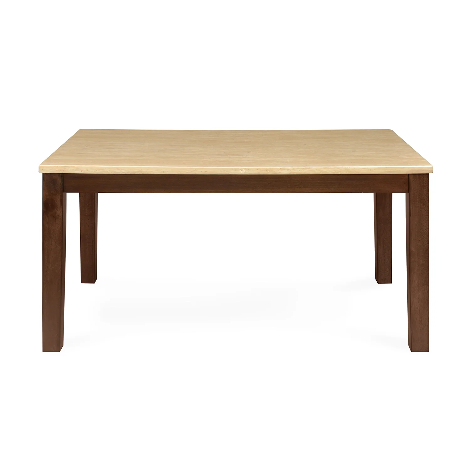 Nilkamal Arnold Marble 6 Seater Dining Table (Beige) - Image 3