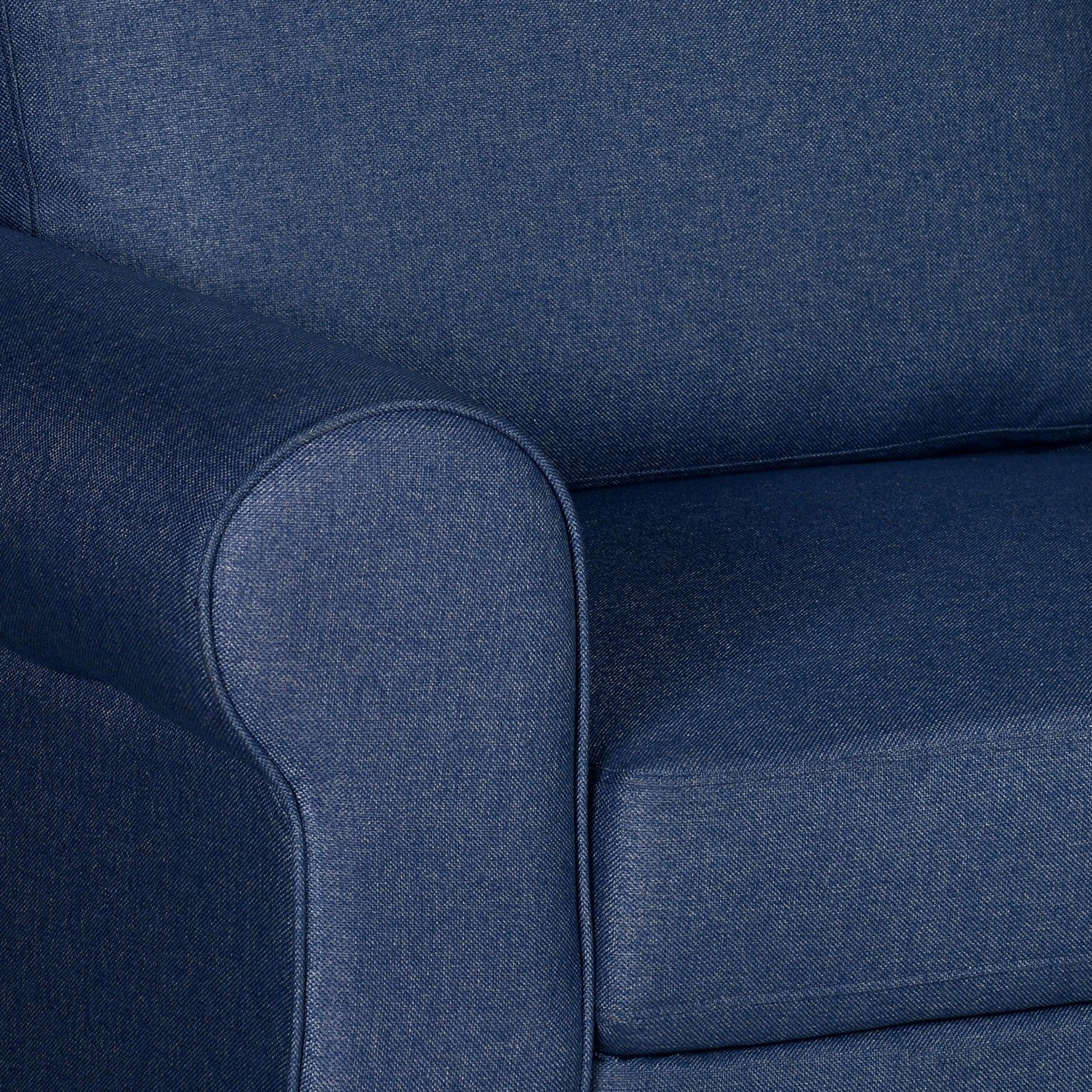 Nilkamal Array 1 Seater Bill Arm Sofa (Blue) - Image 4
