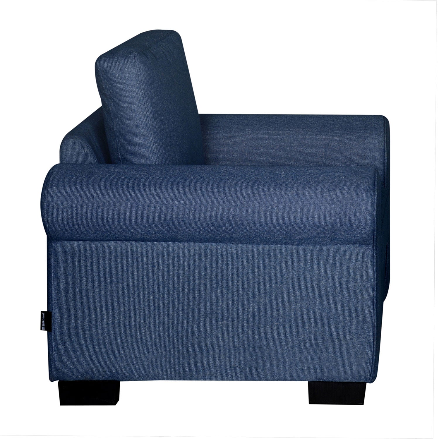 Nilkamal Array 1 Seater Bill Arm Sofa (Blue) - Image 6