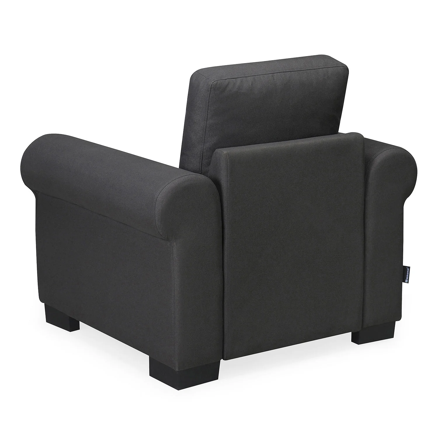 Nilkamal Array 1 Seater Bill Arm Sofa (Dark Grey) - Image 6