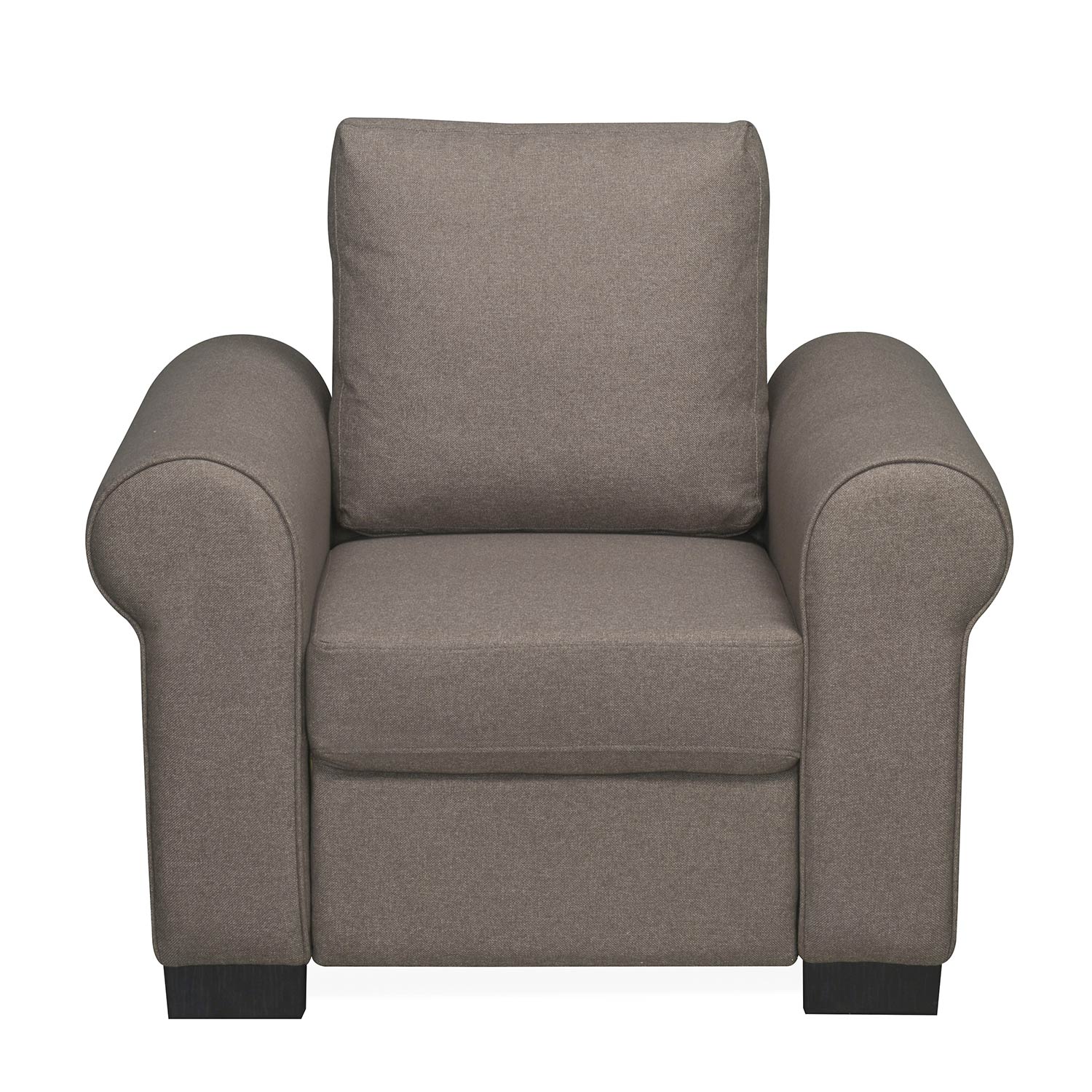 Nilkamal Array 1 Seater Bill Arm Sofa (Light Brown) - Image 2