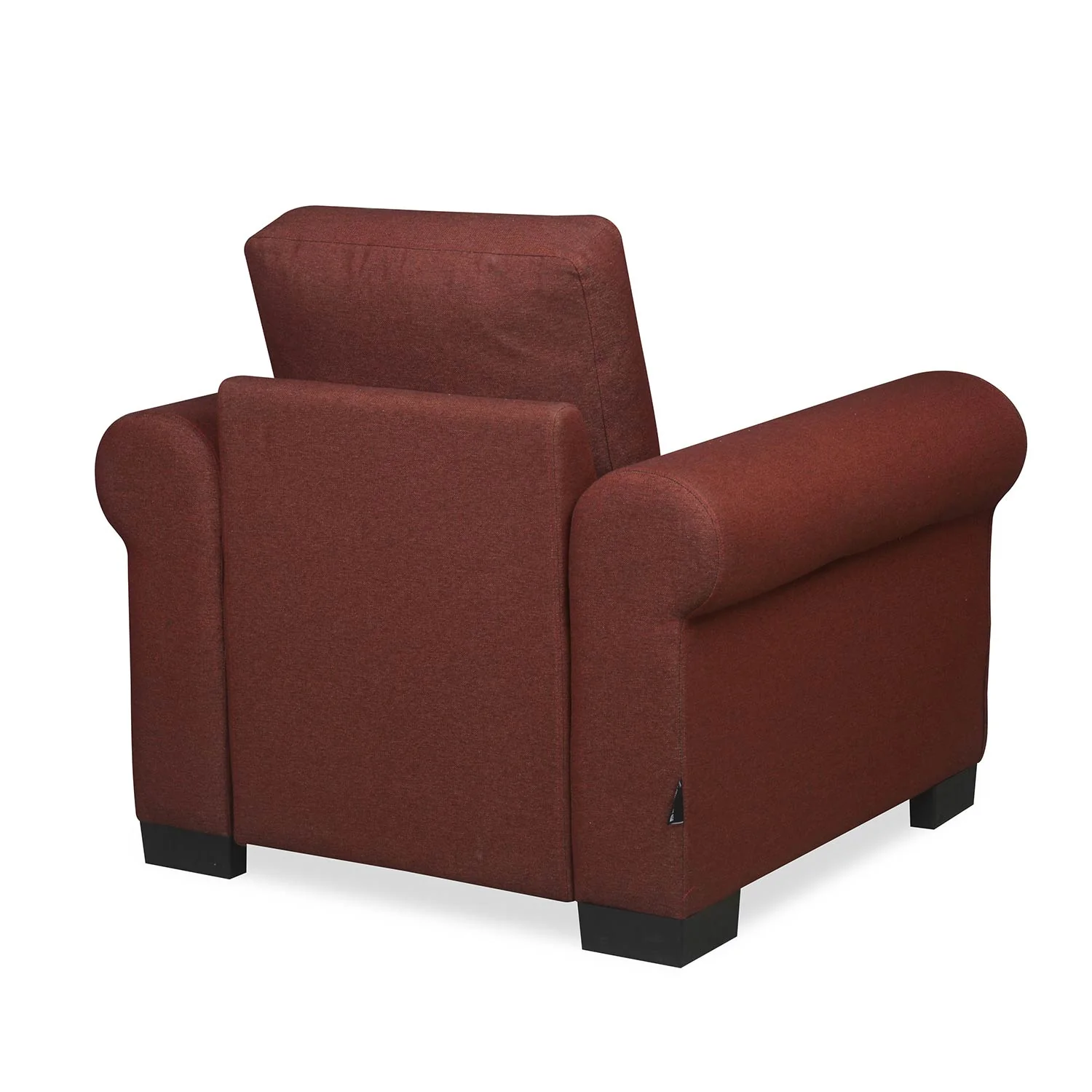 Nilkamal Array 1 Seater Bill Arm Sofa (Maroon) - Image 6