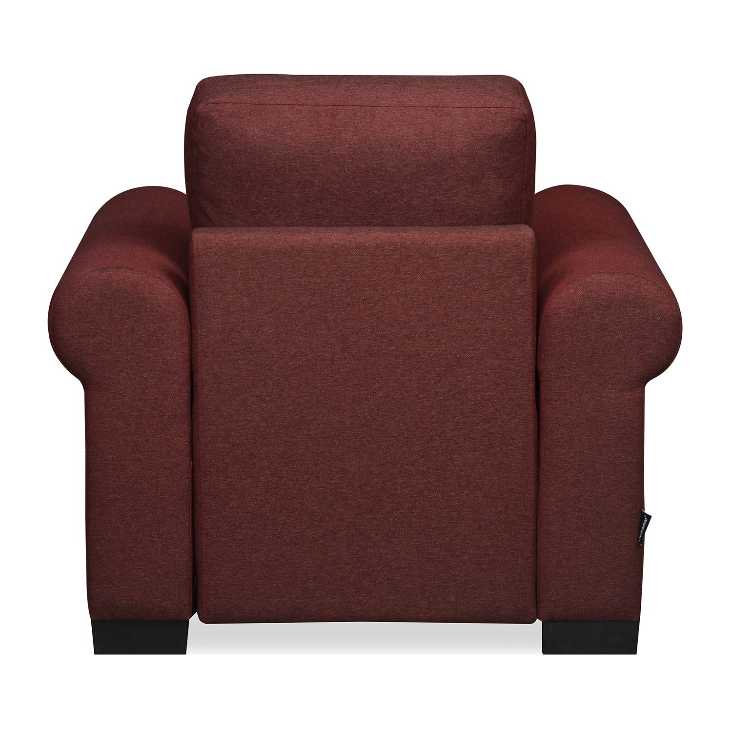 Nilkamal Array 1 Seater Bill Arm Sofa (Maroon) - Image 8