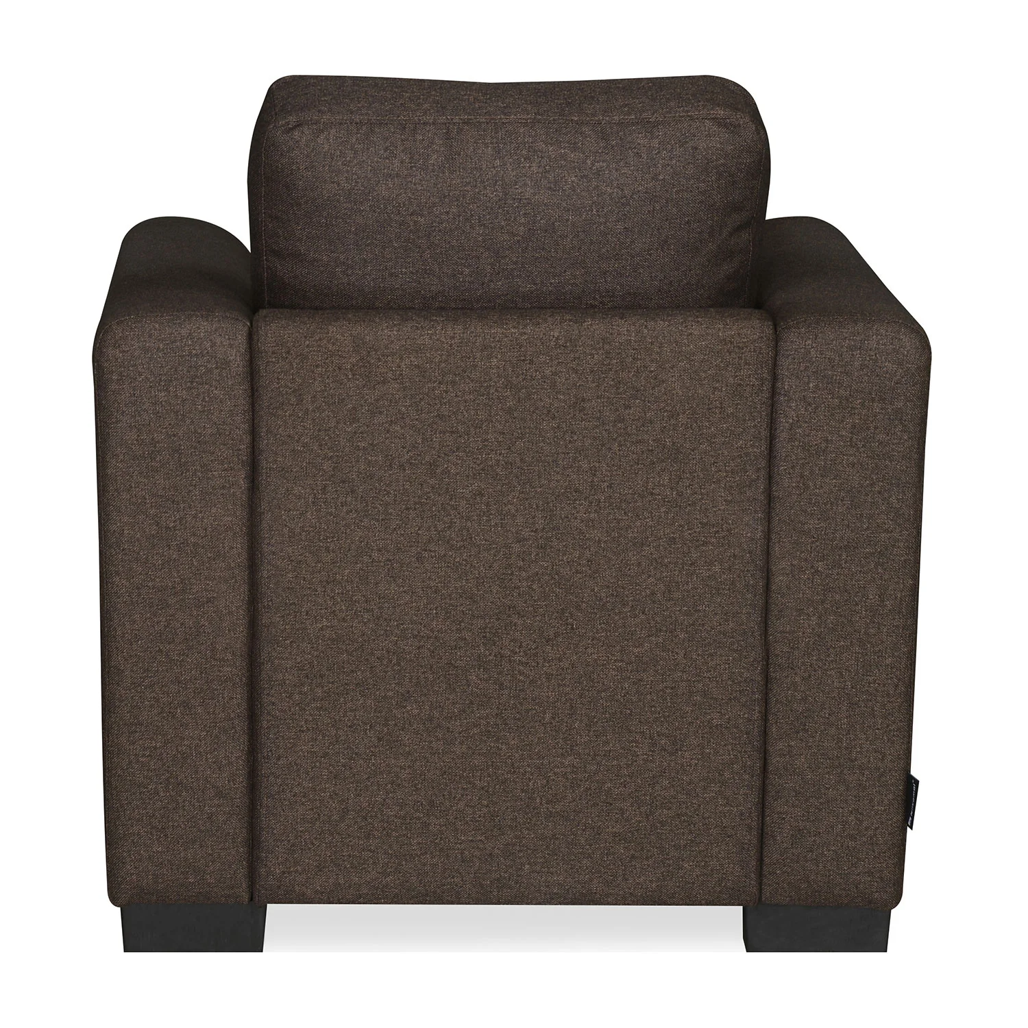 Nilkamal Array 1 Seater Mike Arm Sofa (Dark Brown) - Image 8