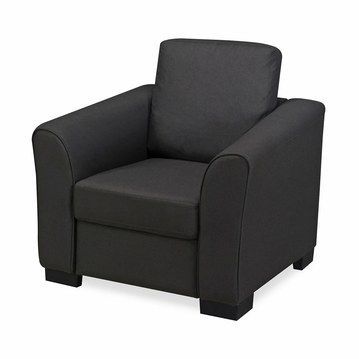 Nilkamal Array 1 Seater Mike Arm Sofa (Dark Grey) - Image 5