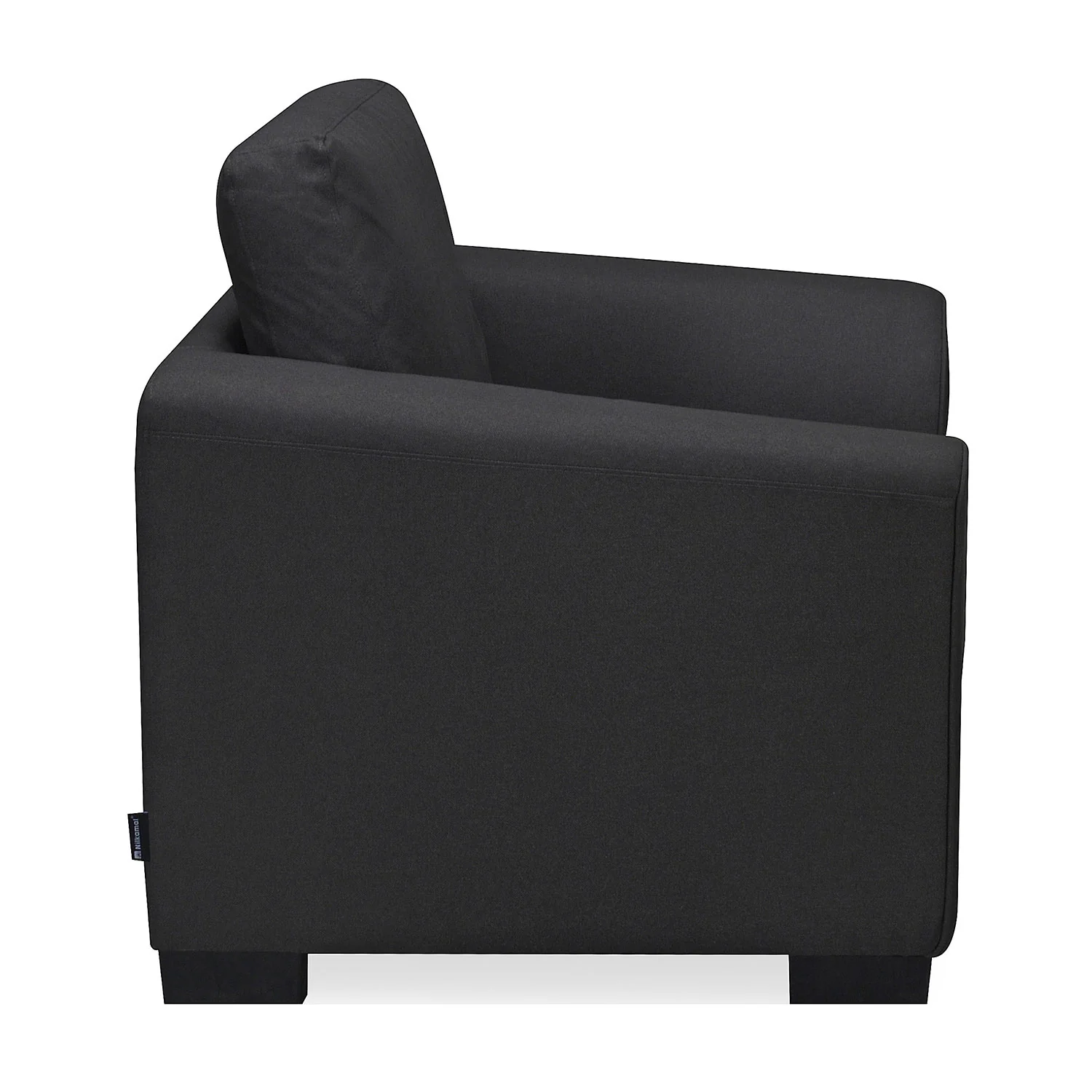 Nilkamal Array 1 Seater Mike Arm Sofa (Dark Grey) - Image 6