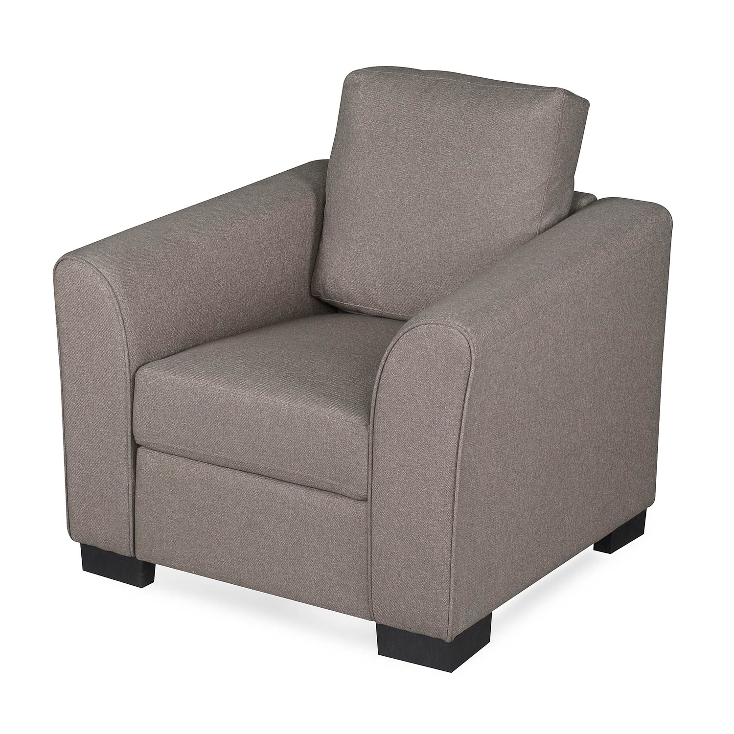 Nilkamal Array 1 Seater Mike Arm Sofa (Light Brown) - Image 5