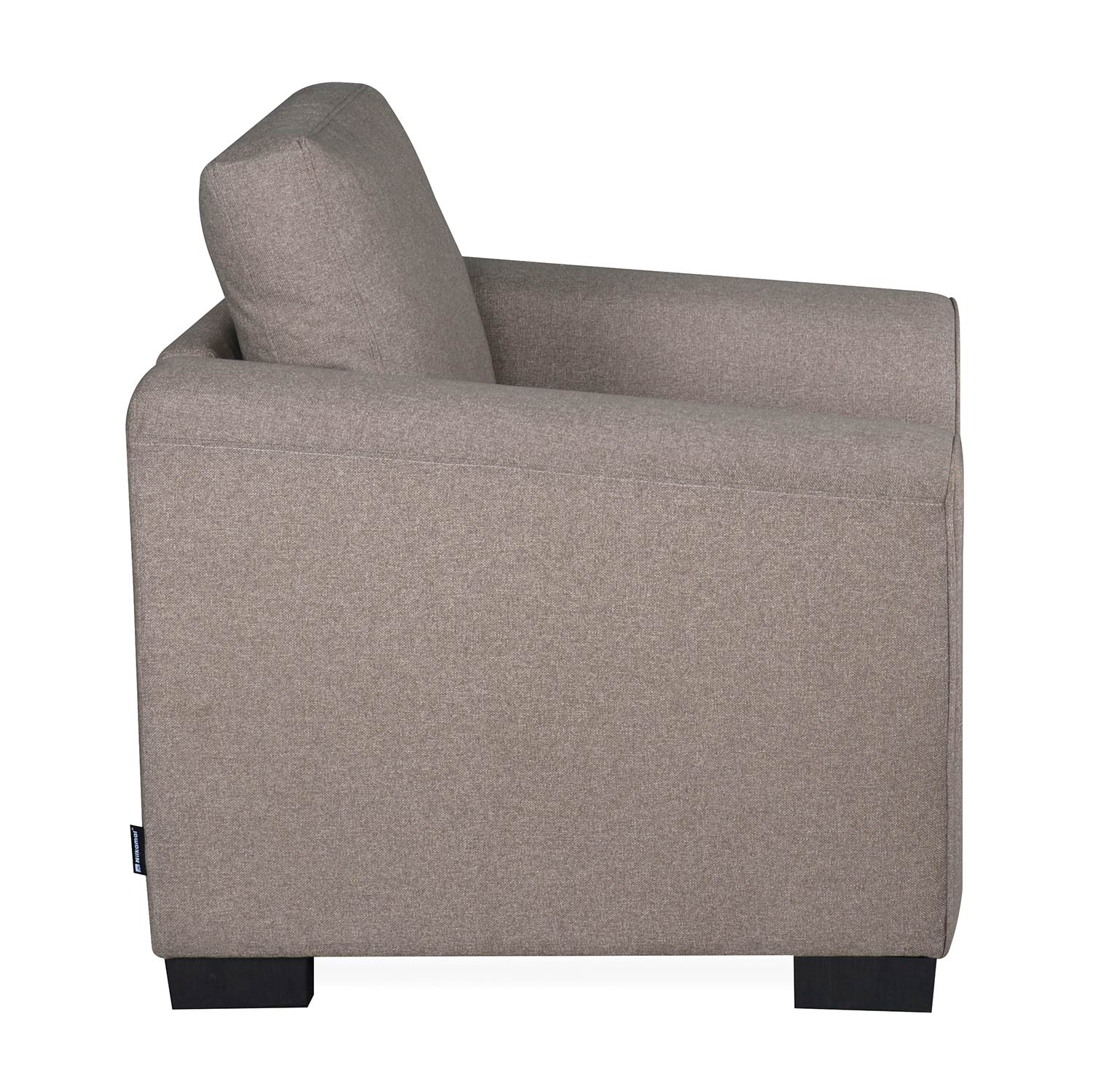 Nilkamal Array 1 Seater Mike Arm Sofa (Light Brown) - Image 6