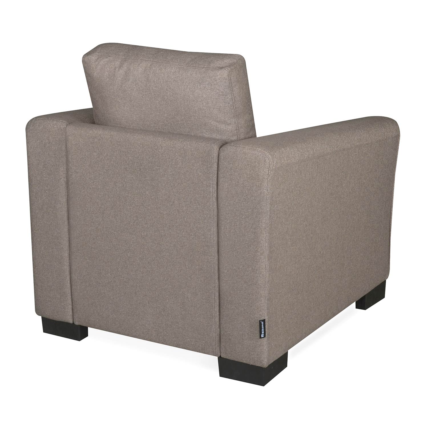 Nilkamal Array 1 Seater Mike Arm Sofa (Light Brown) - Image 7