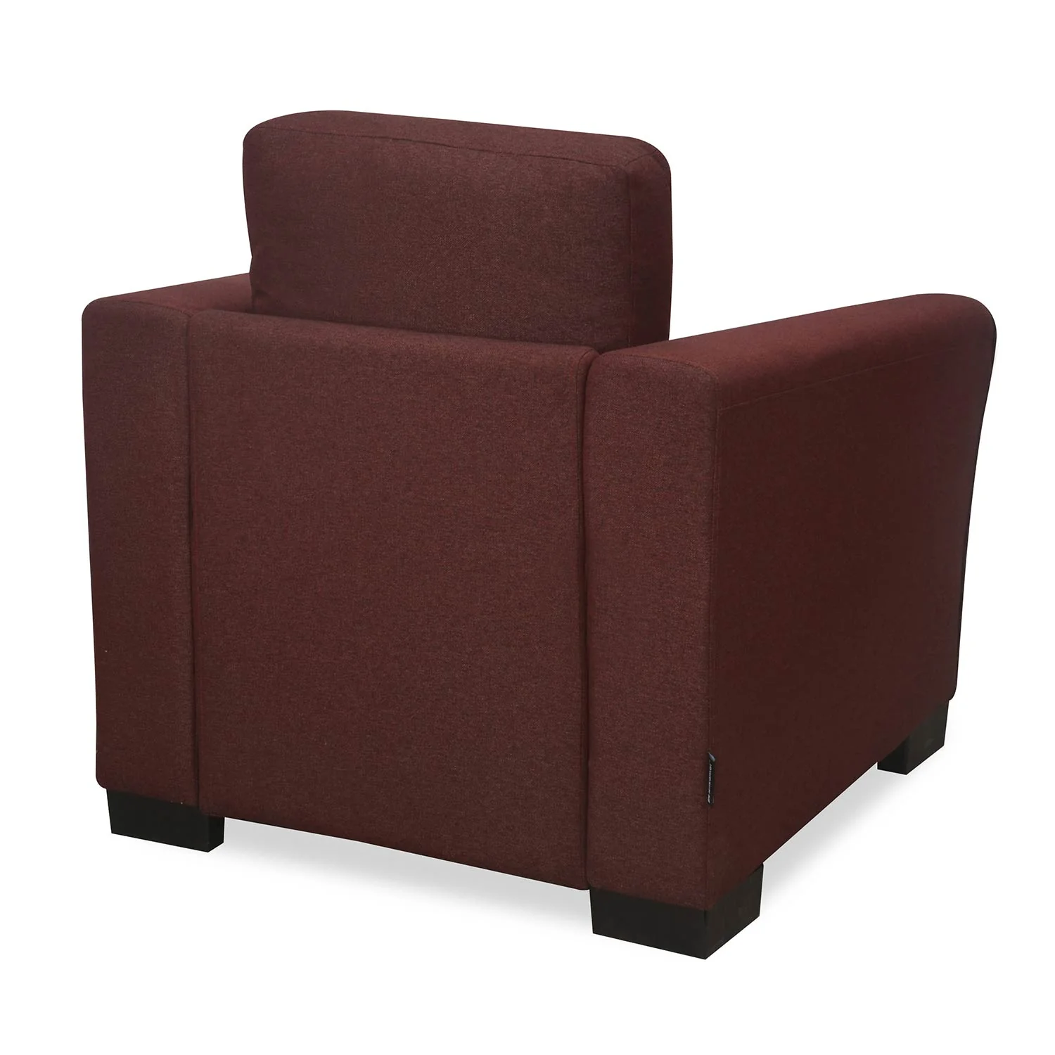 Nilkamal Array 1 Seater Mike Arm Sofa (Maroon) - Image 7