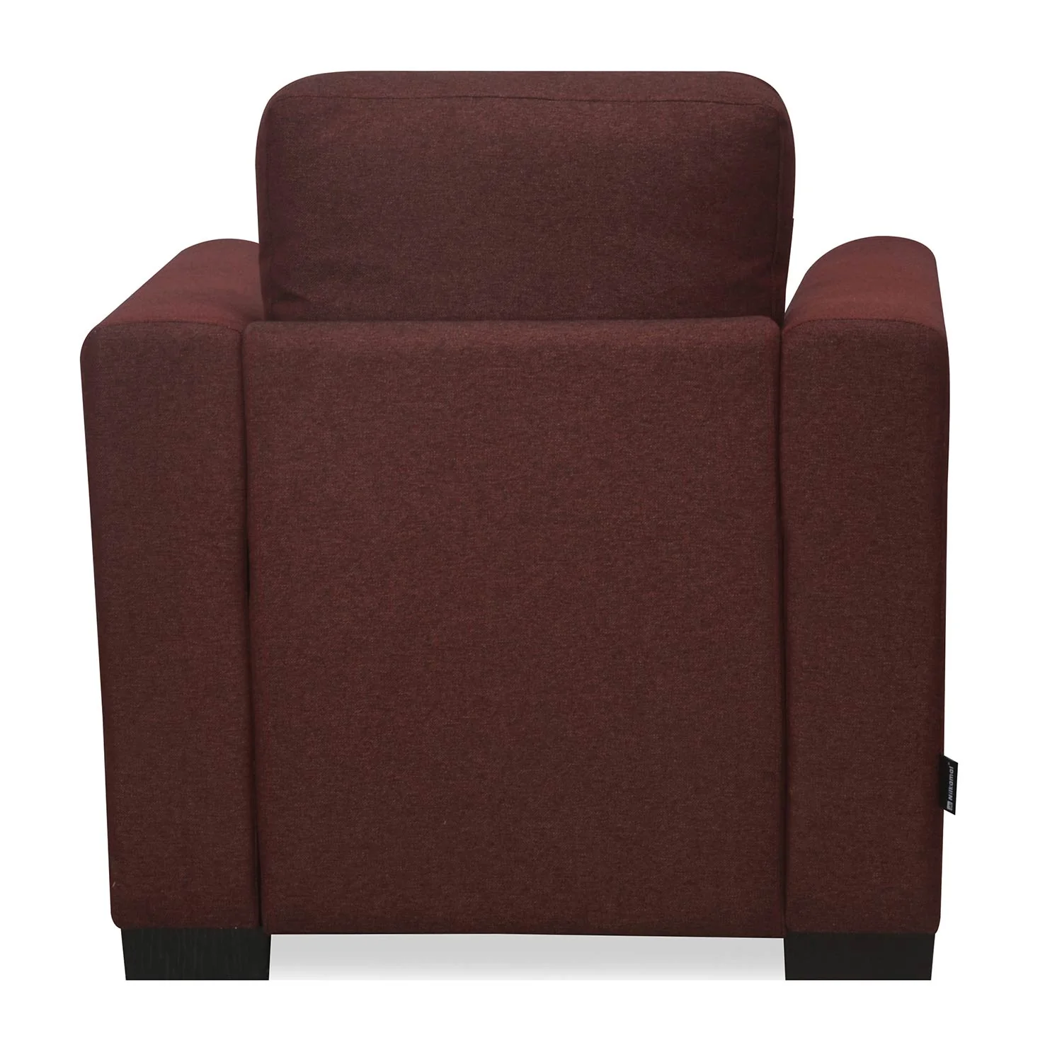 Nilkamal Array 1 Seater Mike Arm Sofa (Maroon) - Image 8