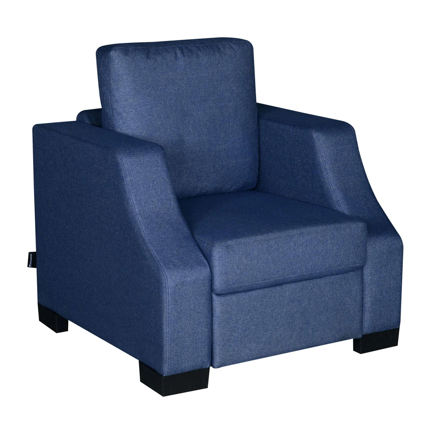 Nilkamal Array 1 Seater Rick Arm Sofa (Blue) - Image 3