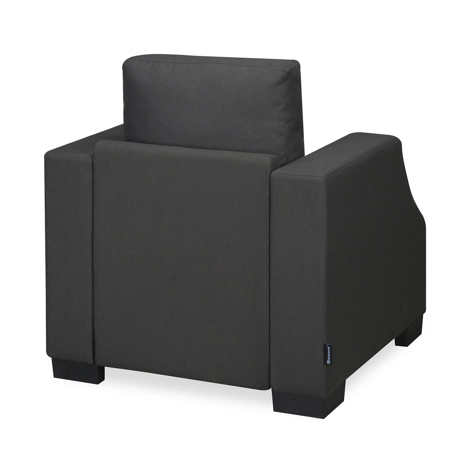 Nilkamal Array 1 Seater Rick Arm Sofa (Dark Grey) - Image 7