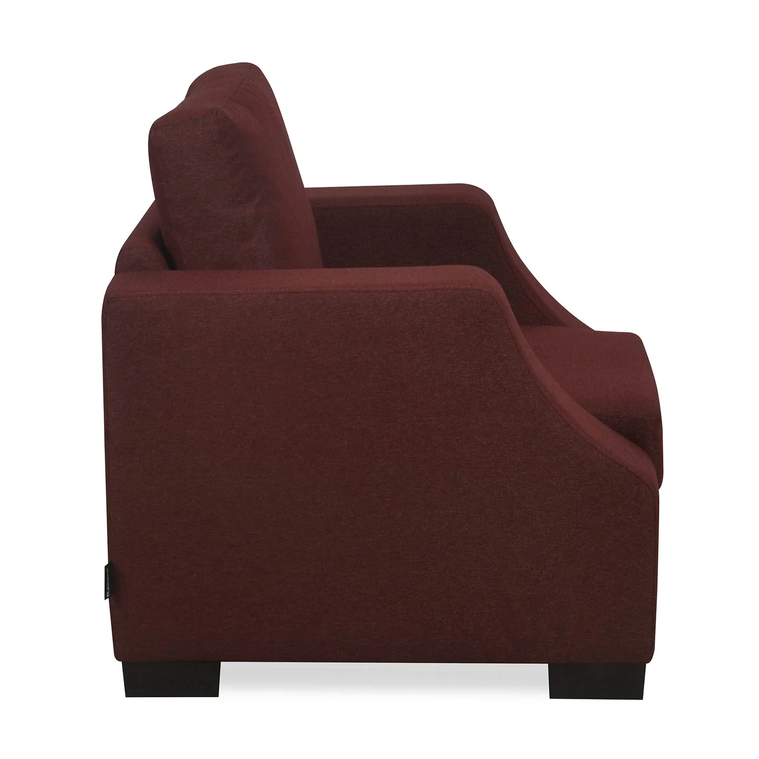 Nilkamal Array 1 Seater Rick Arm Sofa (Maroon) - Image 6