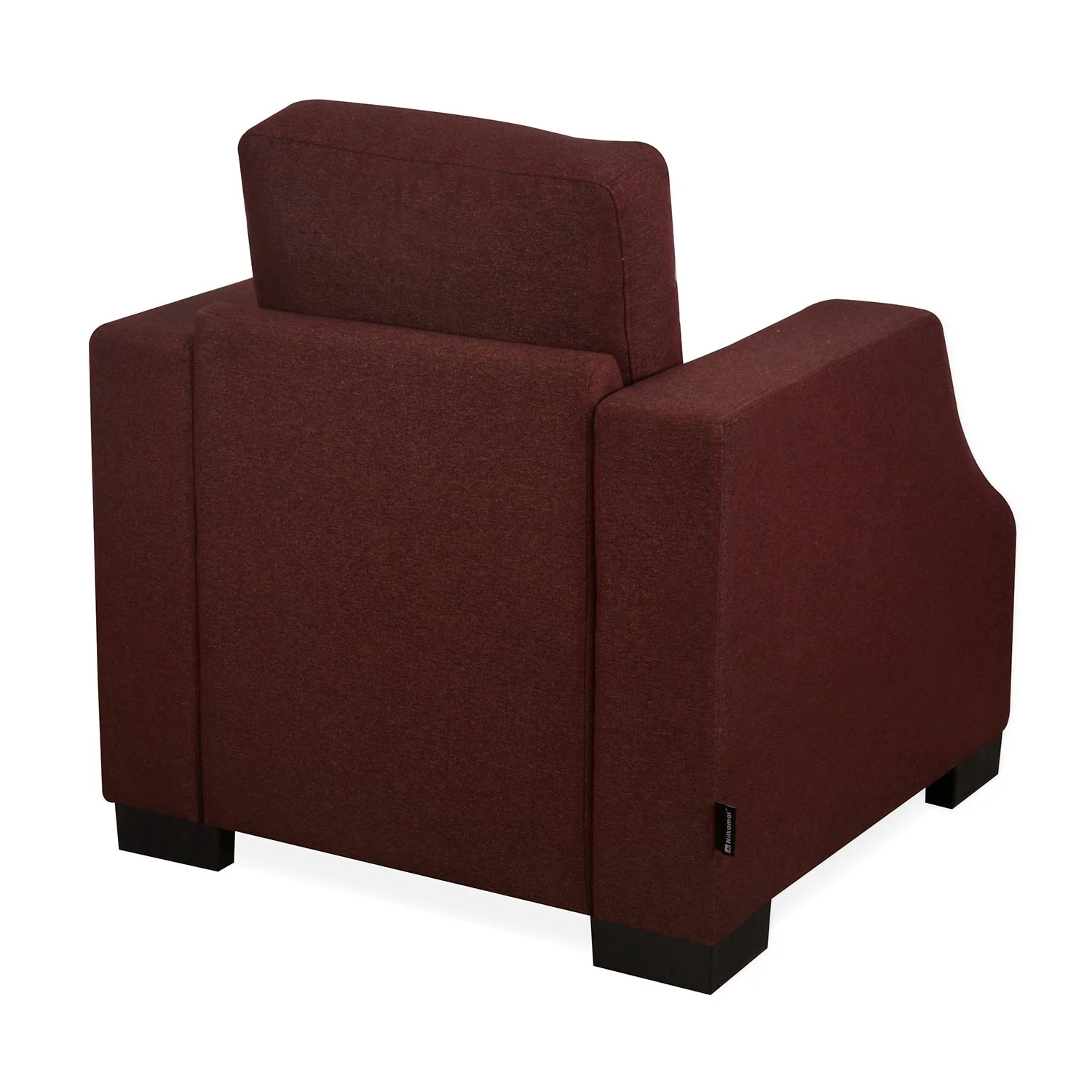 Nilkamal Array 1 Seater Rick Arm Sofa (Maroon) - Image 7