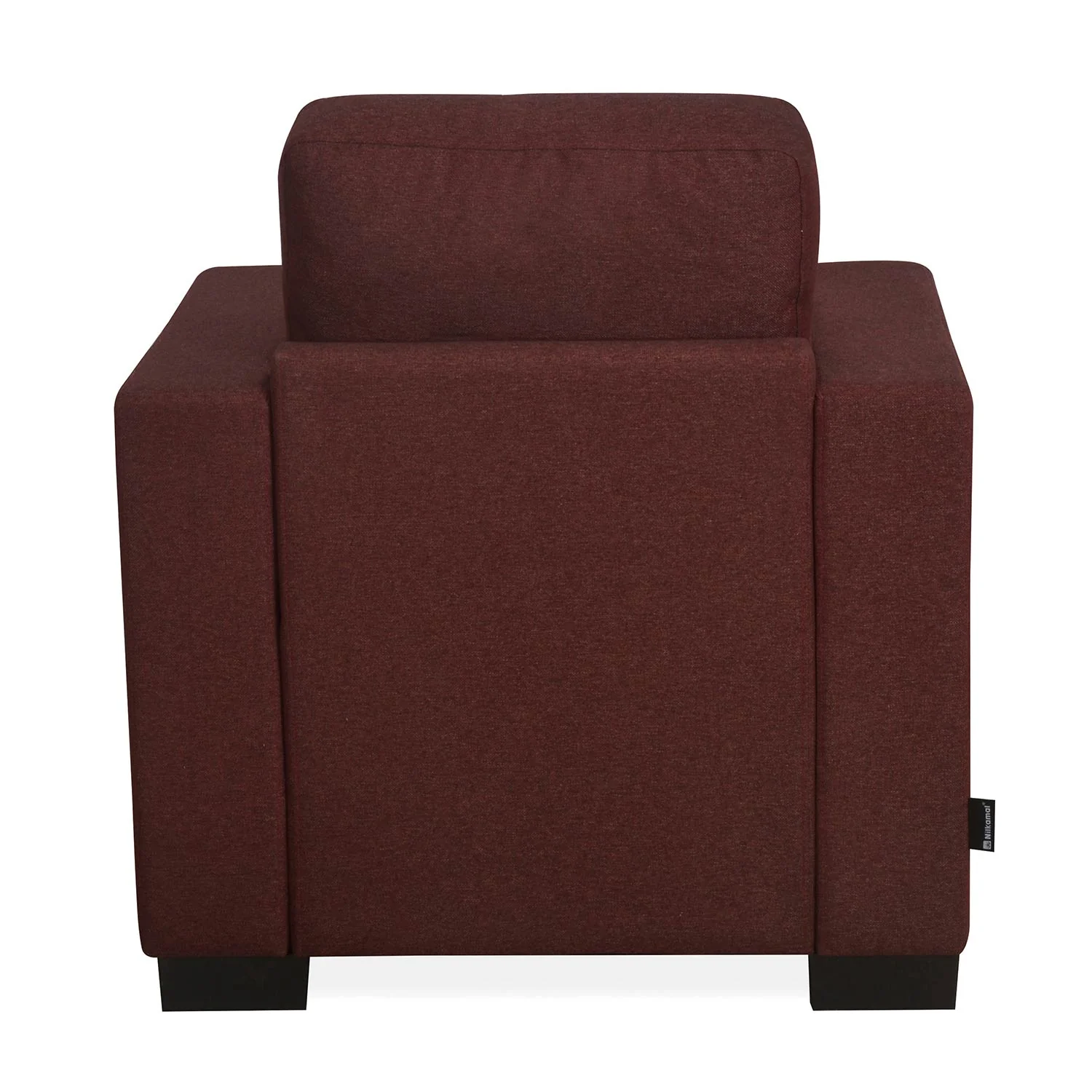 Nilkamal Array 1 Seater Rick Arm Sofa (Maroon) - Image 8