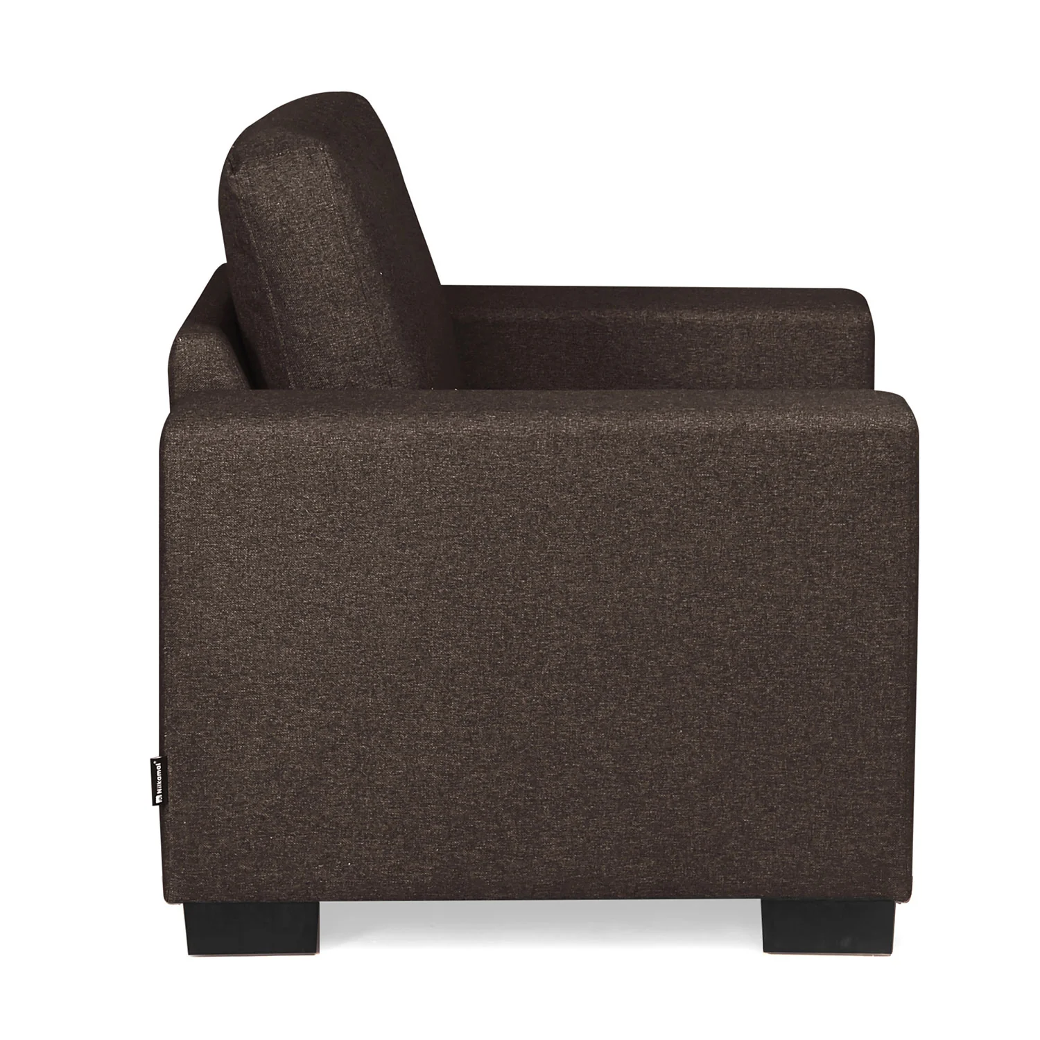 Nilkamal Array 1 Seater Ron Arm Sofa (Dark Brown) - Image 6