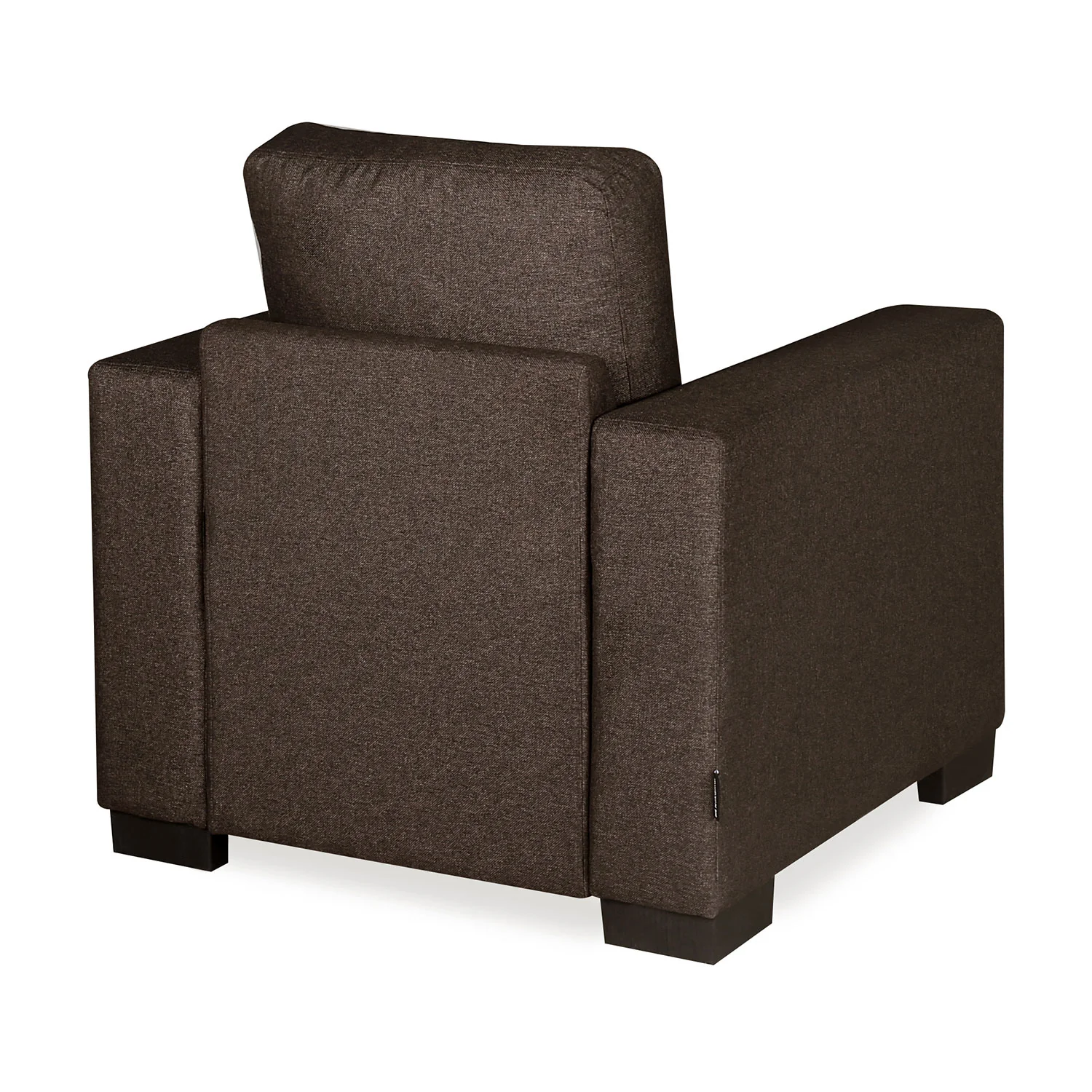 Nilkamal Array 1 Seater Ron Arm Sofa (Dark Brown) - Image 7
