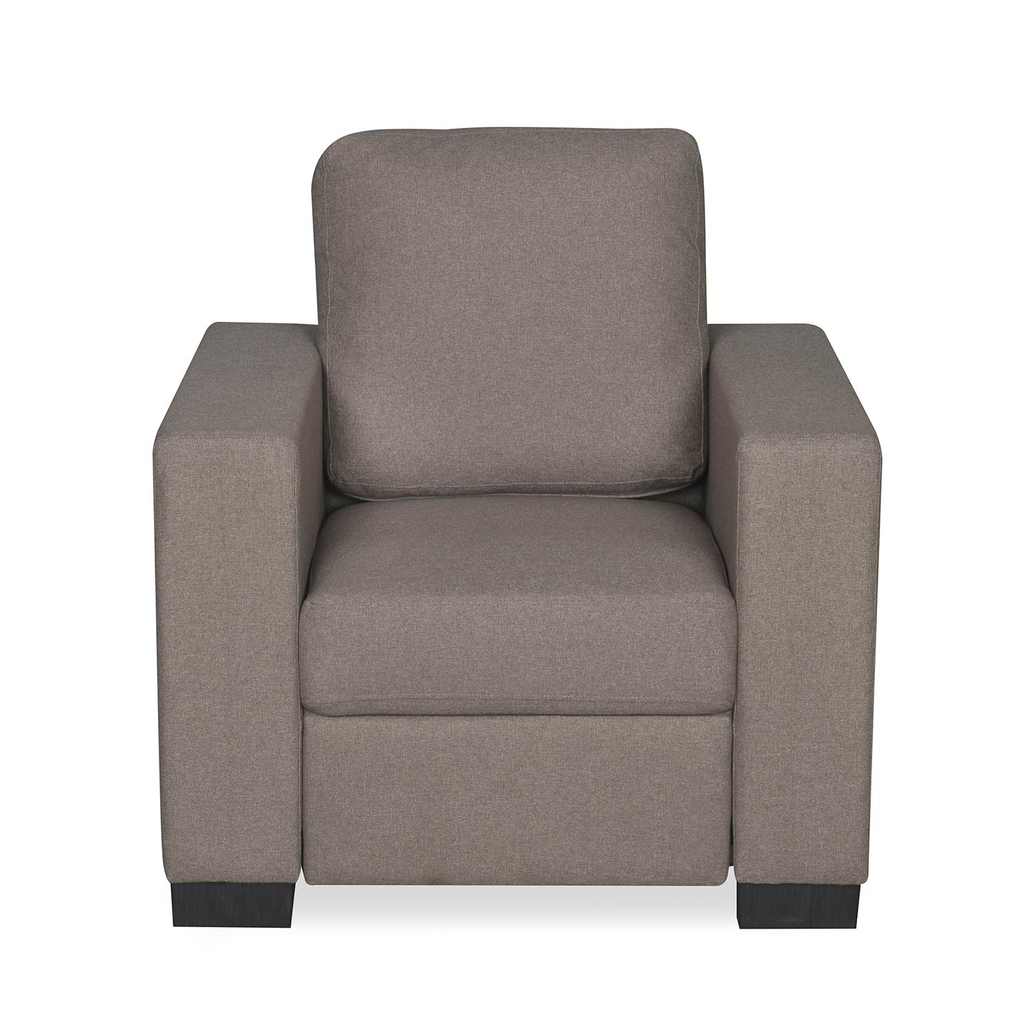 Nilkamal Array 1 Seater Ron Arm Sofa (Light Brown) - Image 2