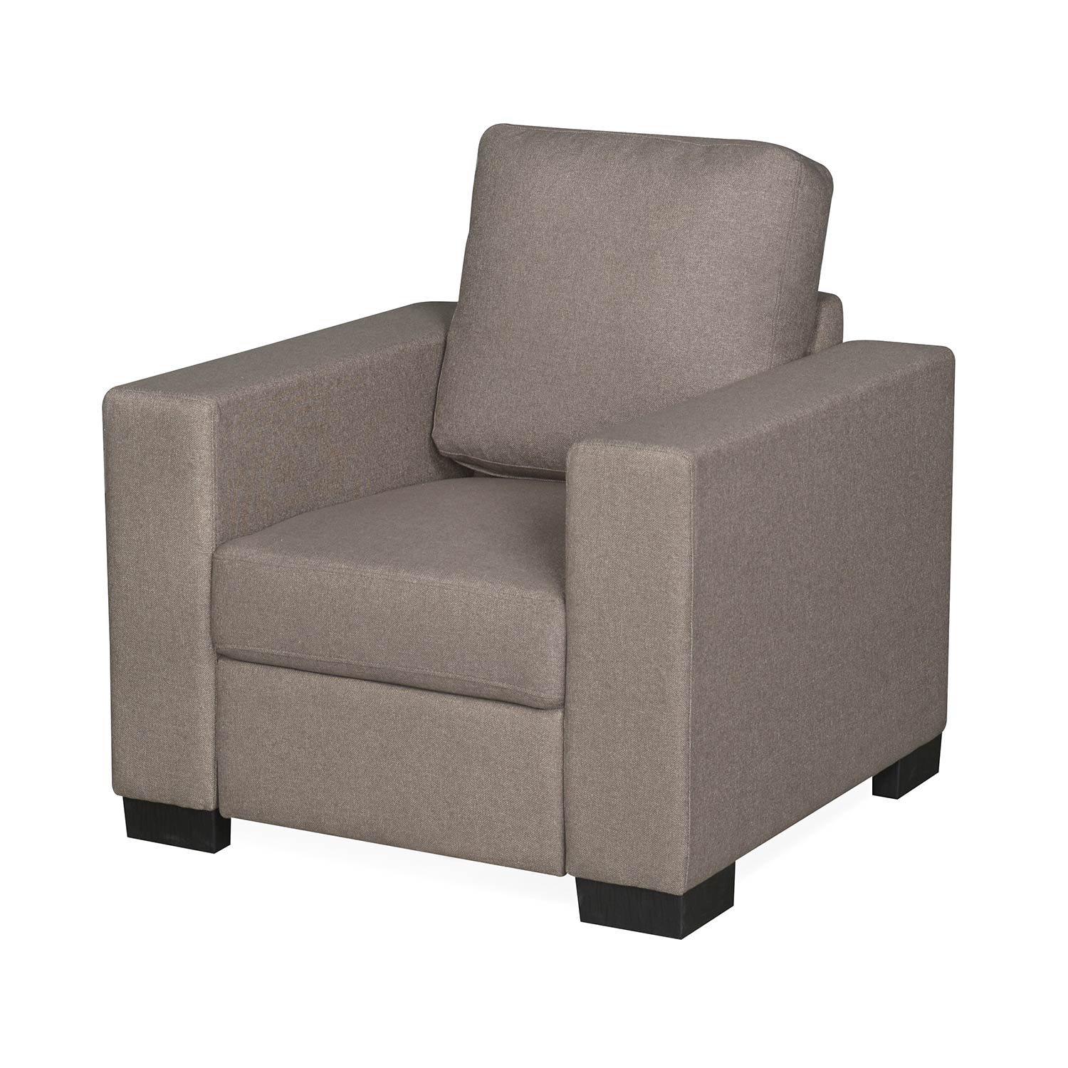 Nilkamal Array 1 Seater Ron Arm Sofa (Light Brown) - Image 5