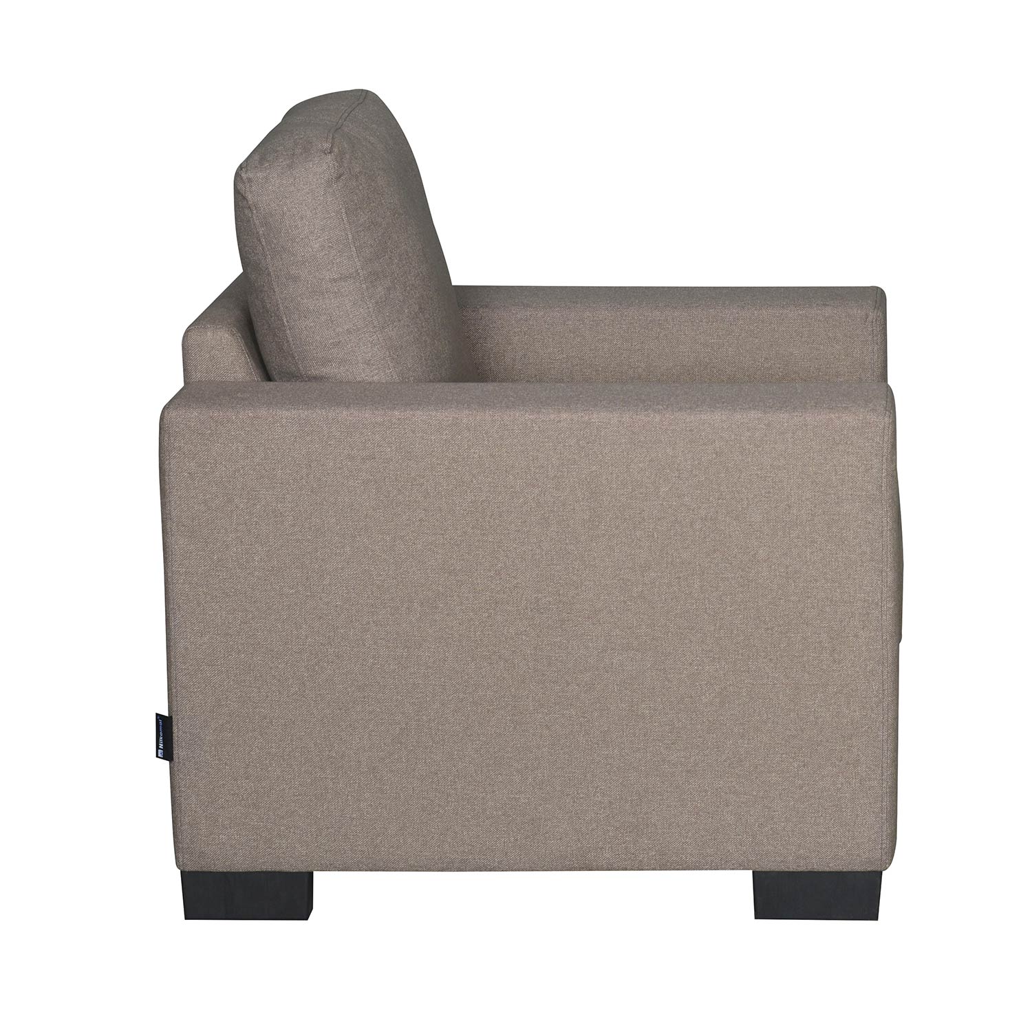 Nilkamal Array 1 Seater Ron Arm Sofa (Light Brown) - Image 6