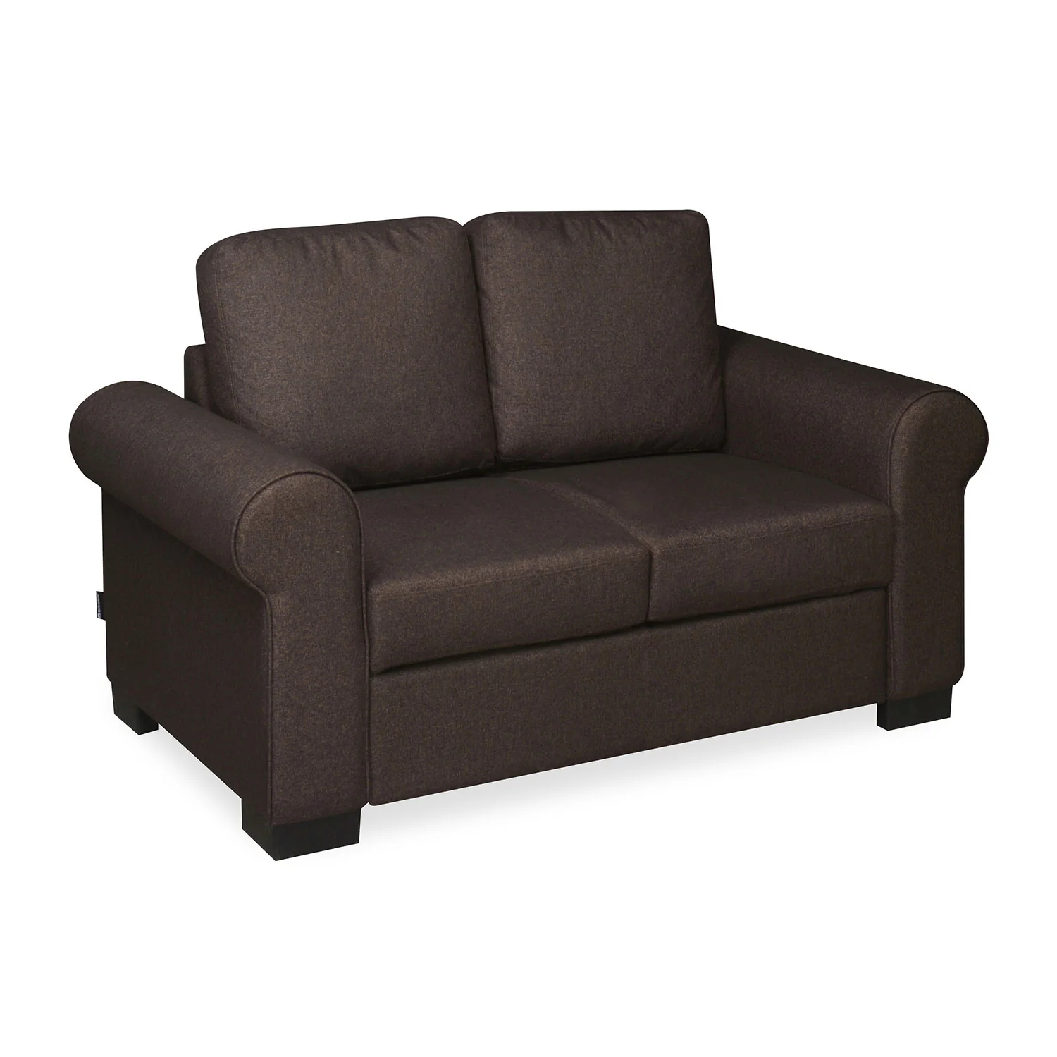 Nilkamal Array 2 Seater Bill Arm Sofa (Dark Brown) - Image 3