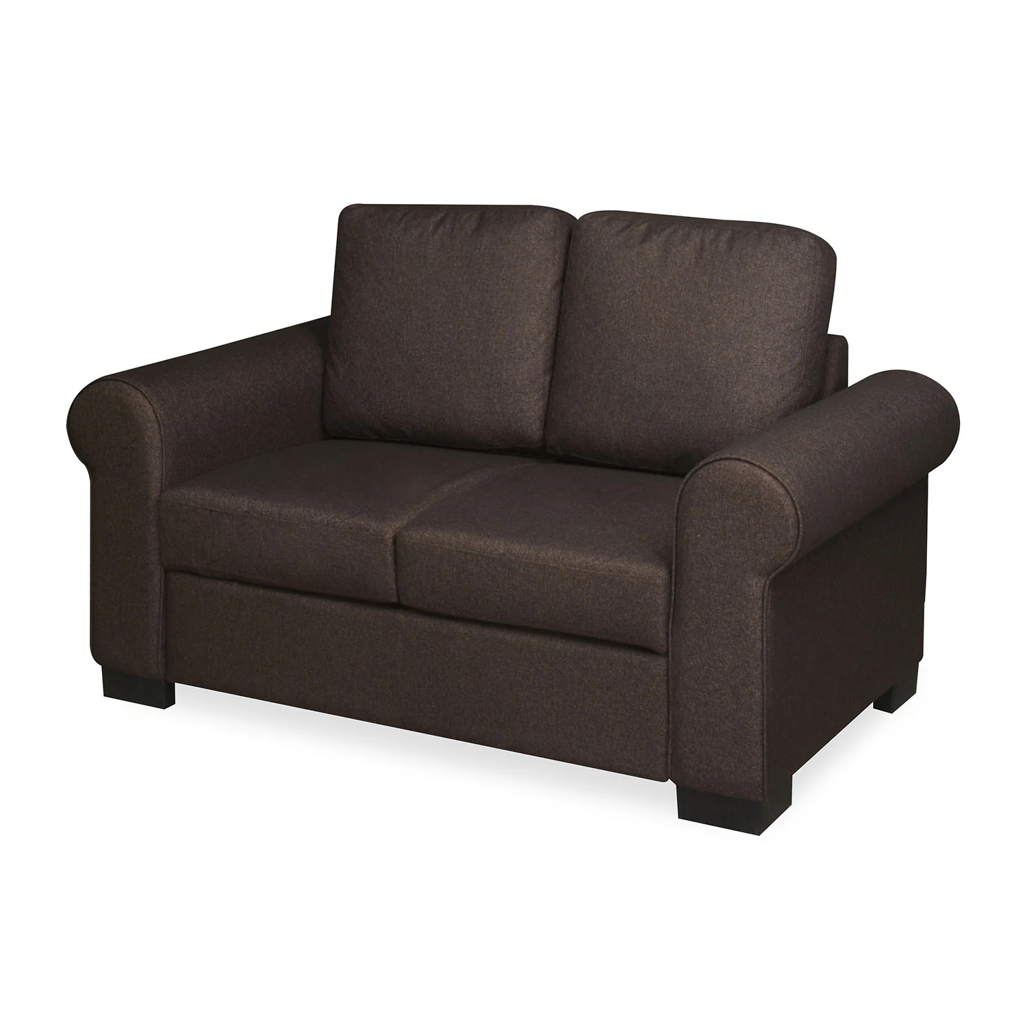 Nilkamal Array 2 Seater Bill Arm Sofa (Dark Brown) - Image 5