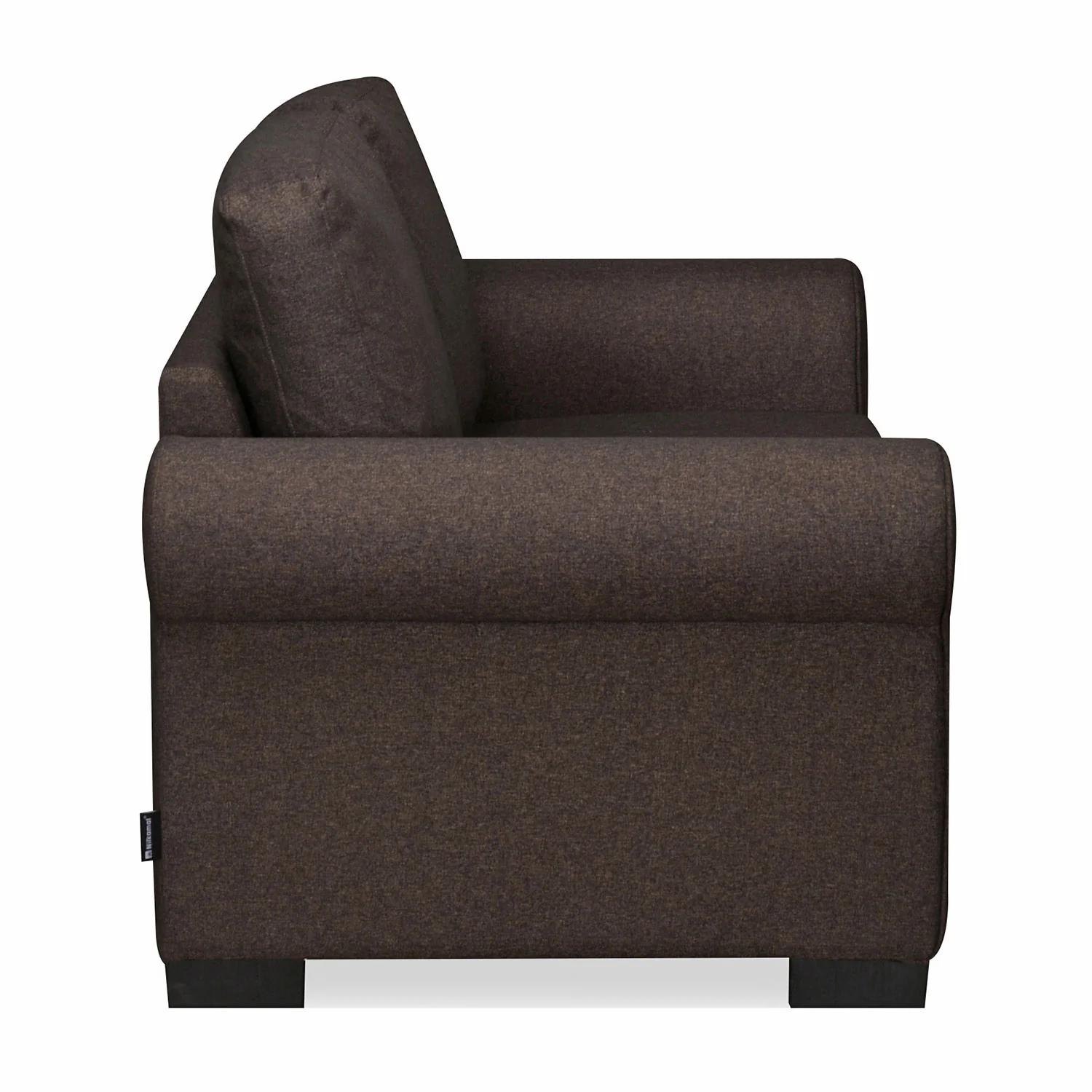 Nilkamal Array 2 Seater Bill Arm Sofa (Dark Brown) - Image 6
