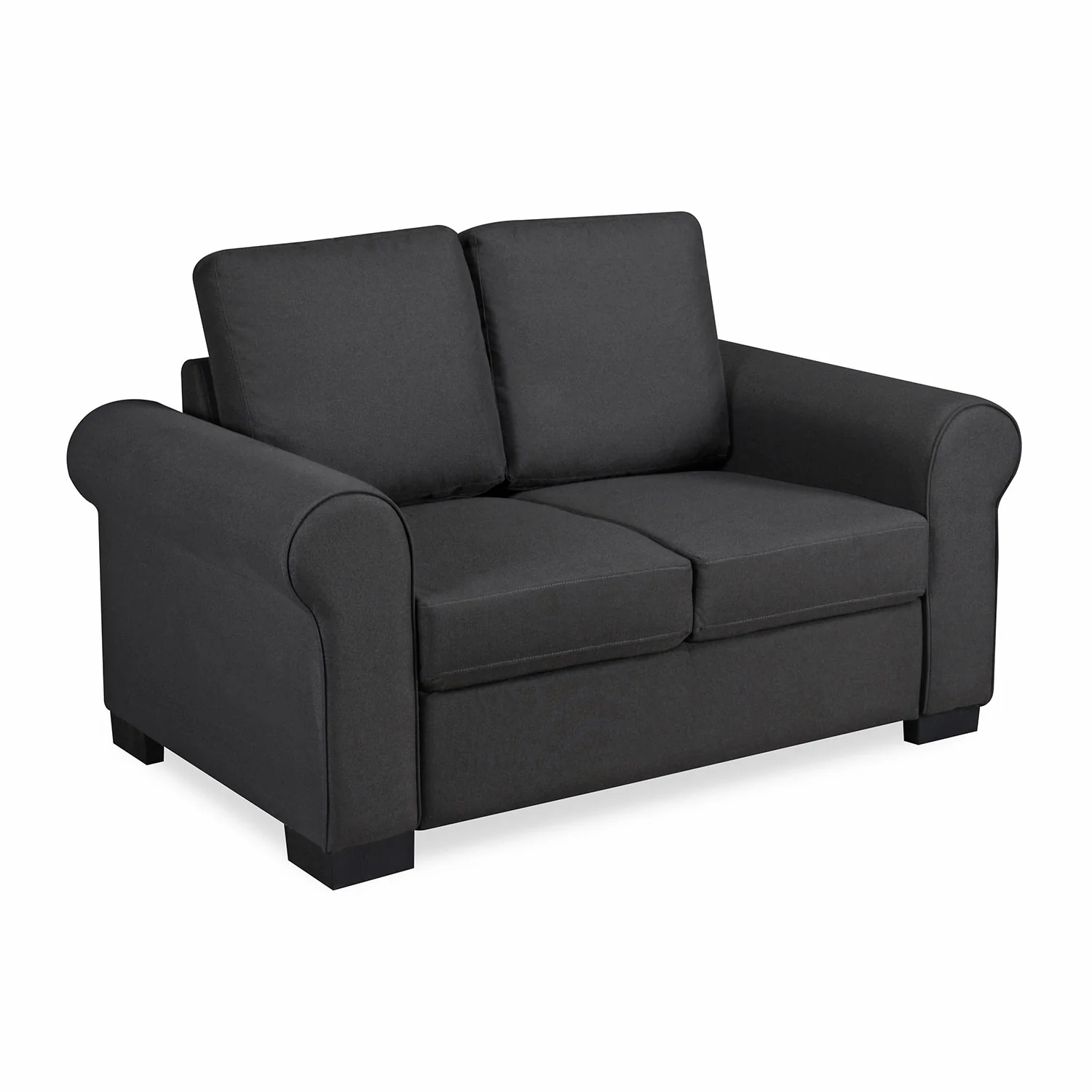 Nilkamal Array 2 Seater Bill Arm Sofa (Dark Grey) - Image 3