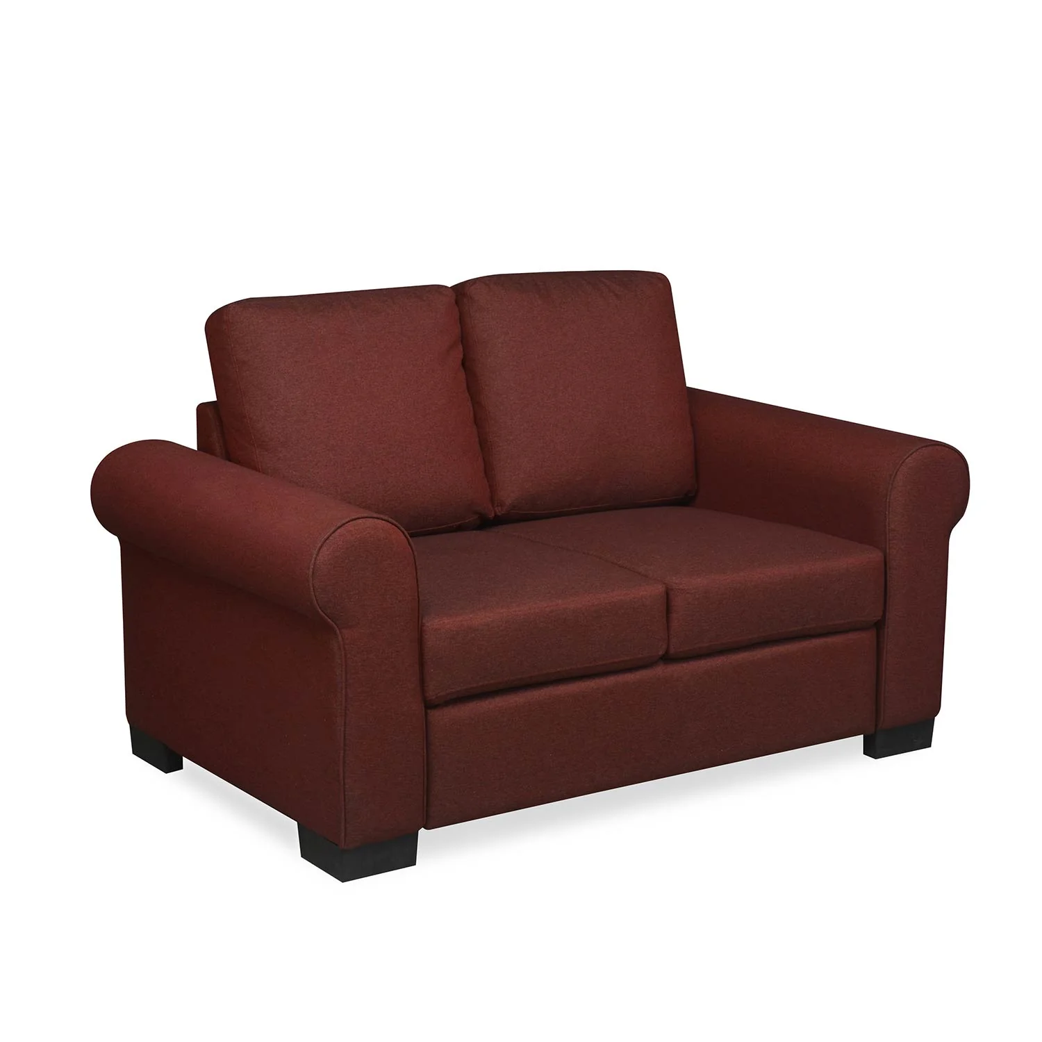 Nilkamal Array 2 Seater Bill Arm Sofa (Maroon) - Image 3