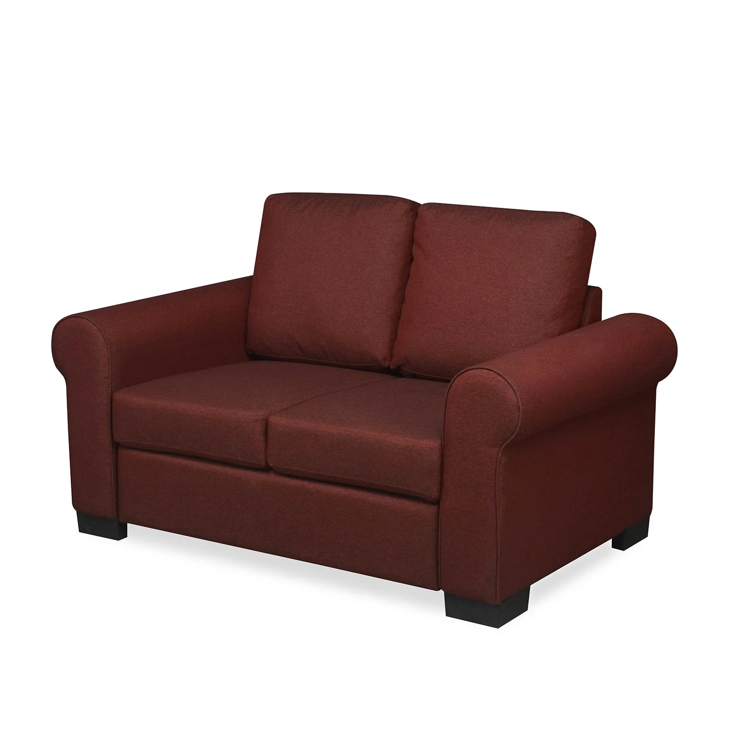 Nilkamal Array 2 Seater Bill Arm Sofa (Maroon) - Image 5