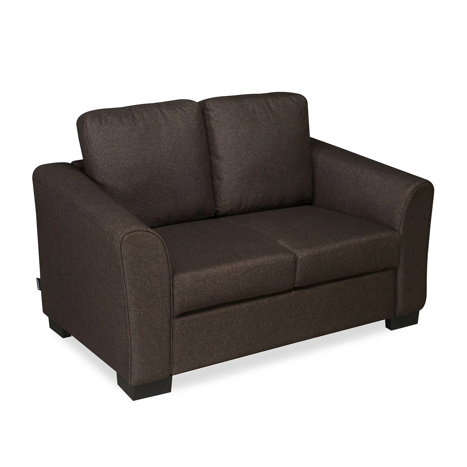 Nilkamal Array 2 Seater Mike Arm Sofa (Dark Brown) - Image 3