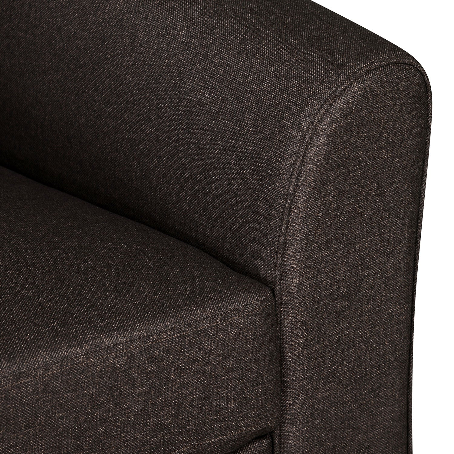 Nilkamal Array 2 Seater Mike Arm Sofa (Dark Brown) - Image 4