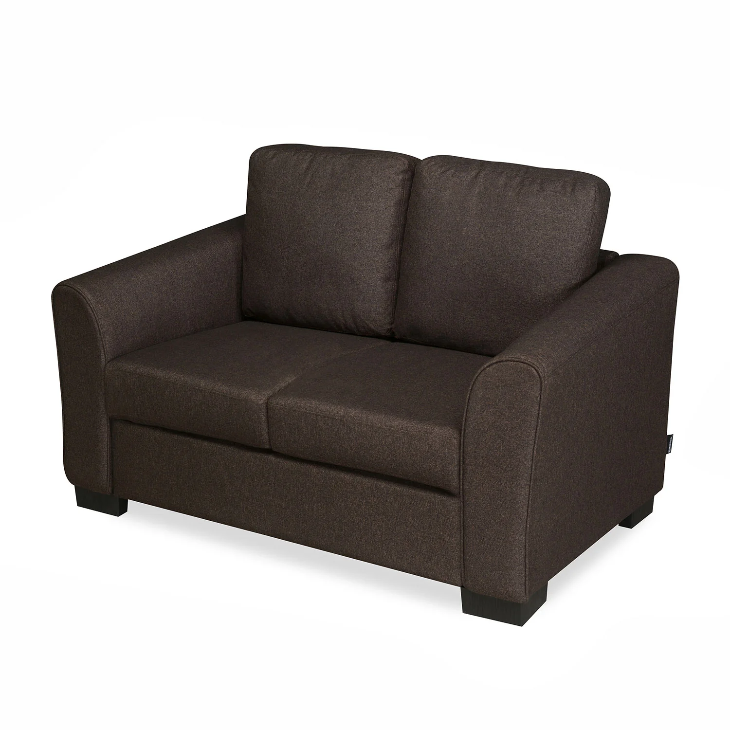 Nilkamal Array 2 Seater Mike Arm Sofa (Dark Brown) - Image 5