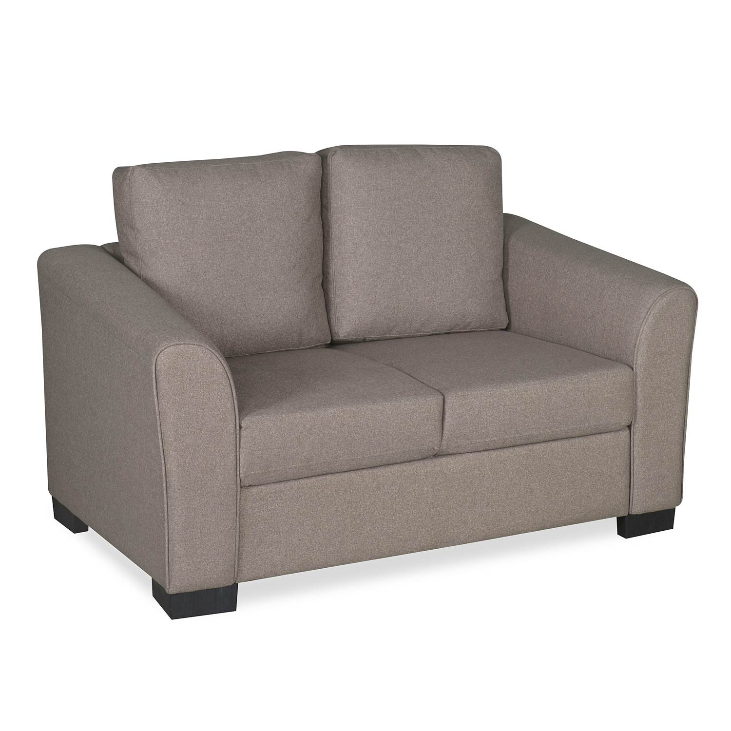 Nilkamal Array 2 Seater Mike Arm Sofa (Light Brown) - Image 3
